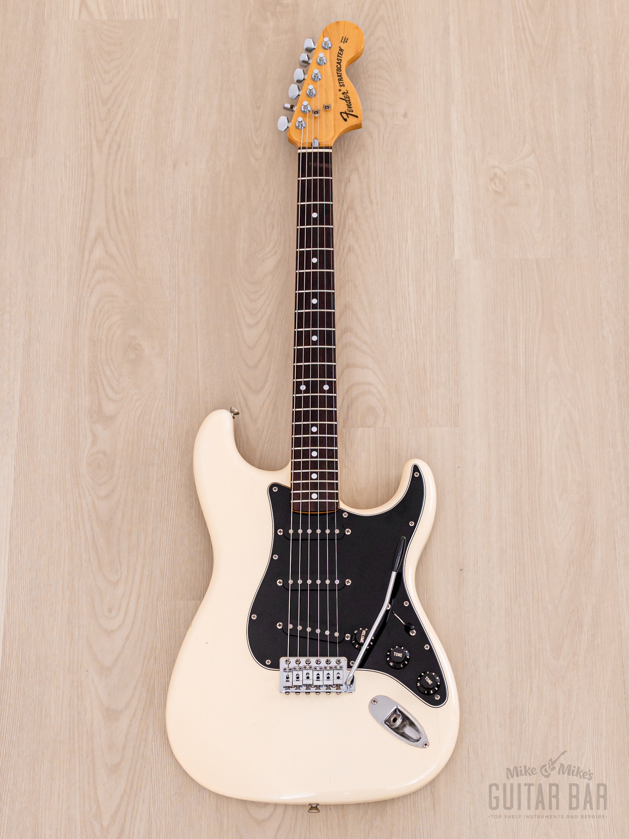 1985 Fender JV Stratocaster '72 Vintage Reissue ST72-65 Olympic White