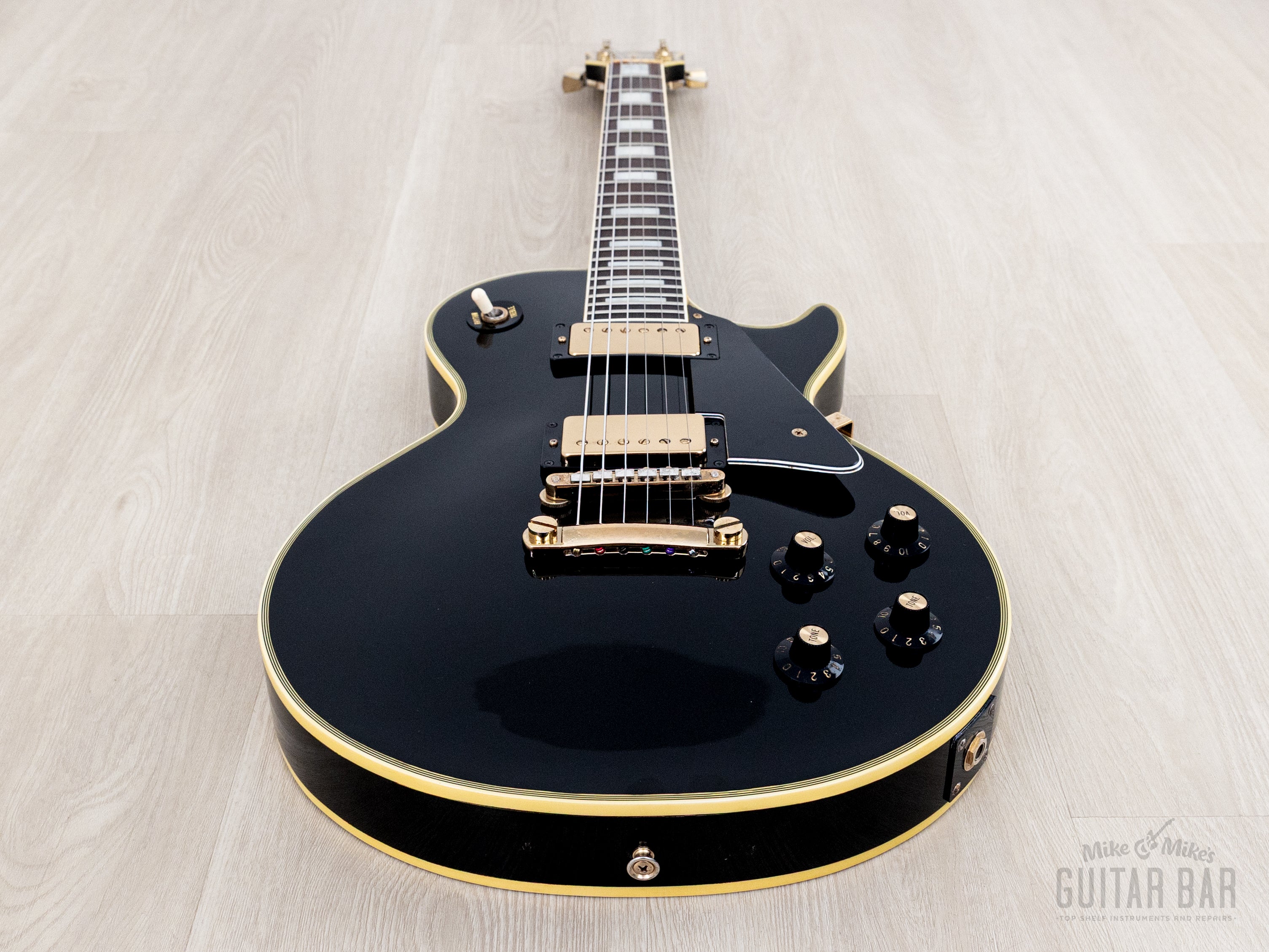 1982 Greco Super Real Custom Black Beauty EGC68-50 Ebony w/ '50s-Style