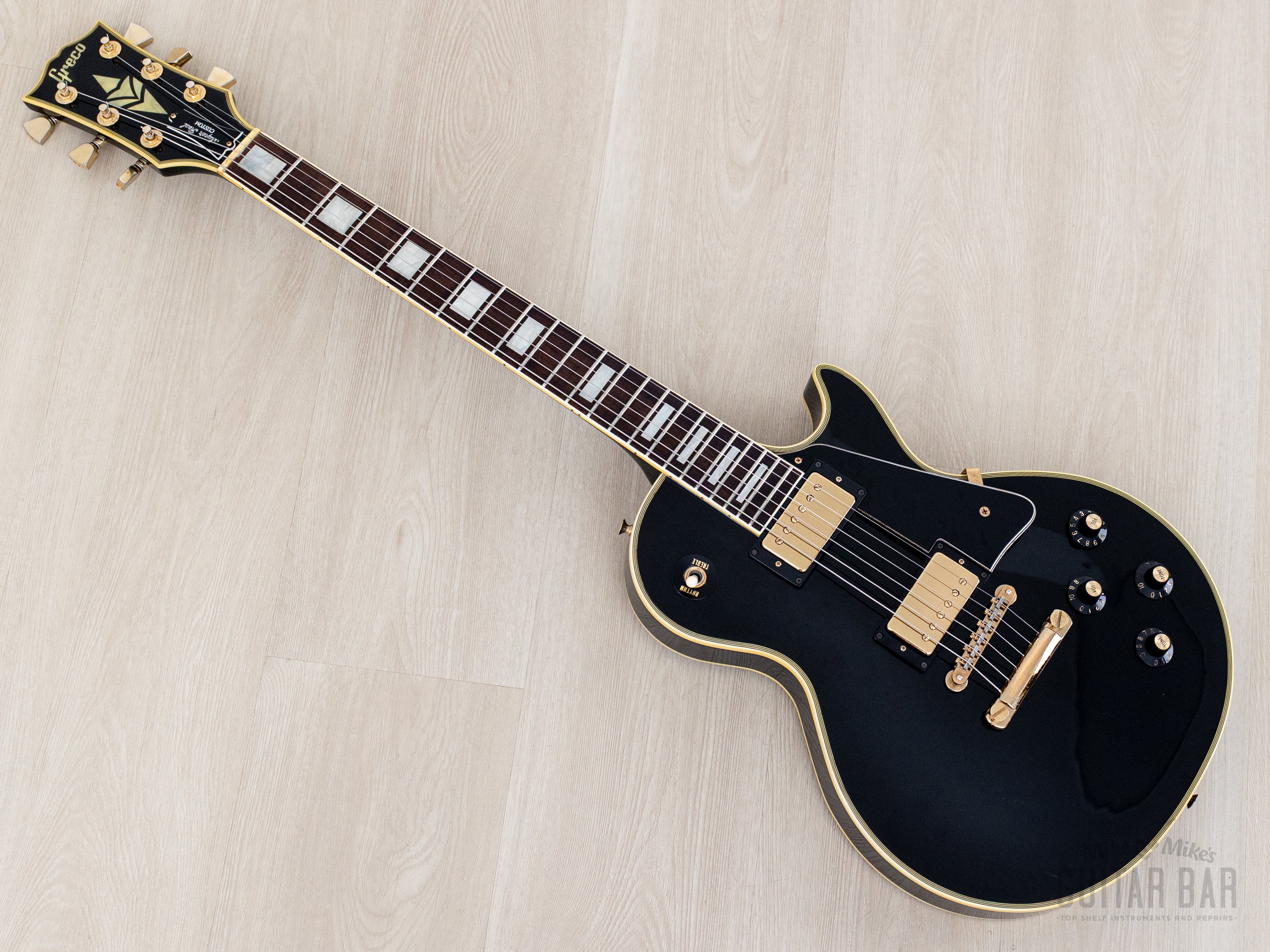1982 Greco Super Real Custom Black Beauty EGC68-50 Ebony w