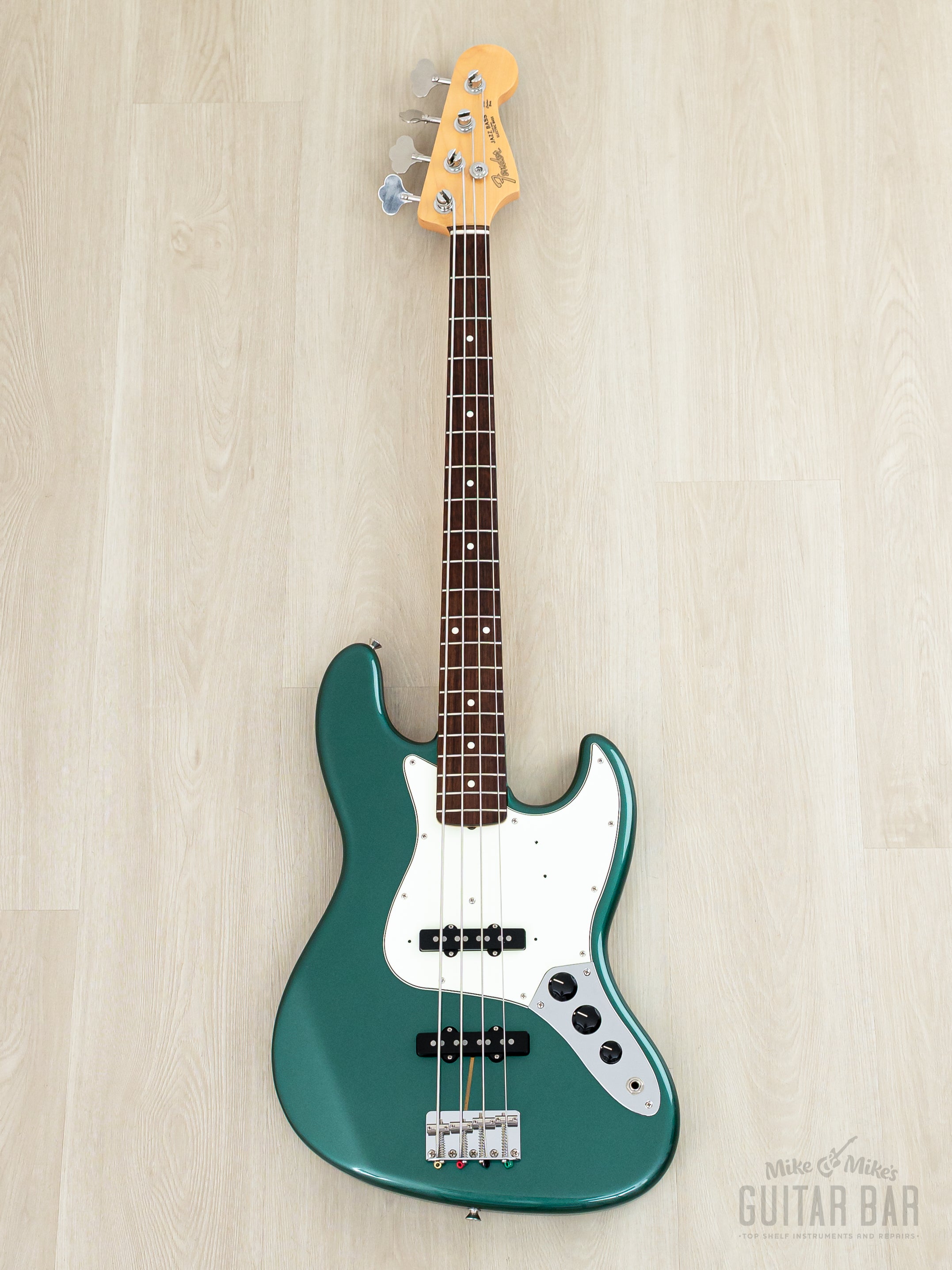 2019 Fender Hybrid 60s Jazz Bass Sherwood Green Near-Mint w/ USA Picku
