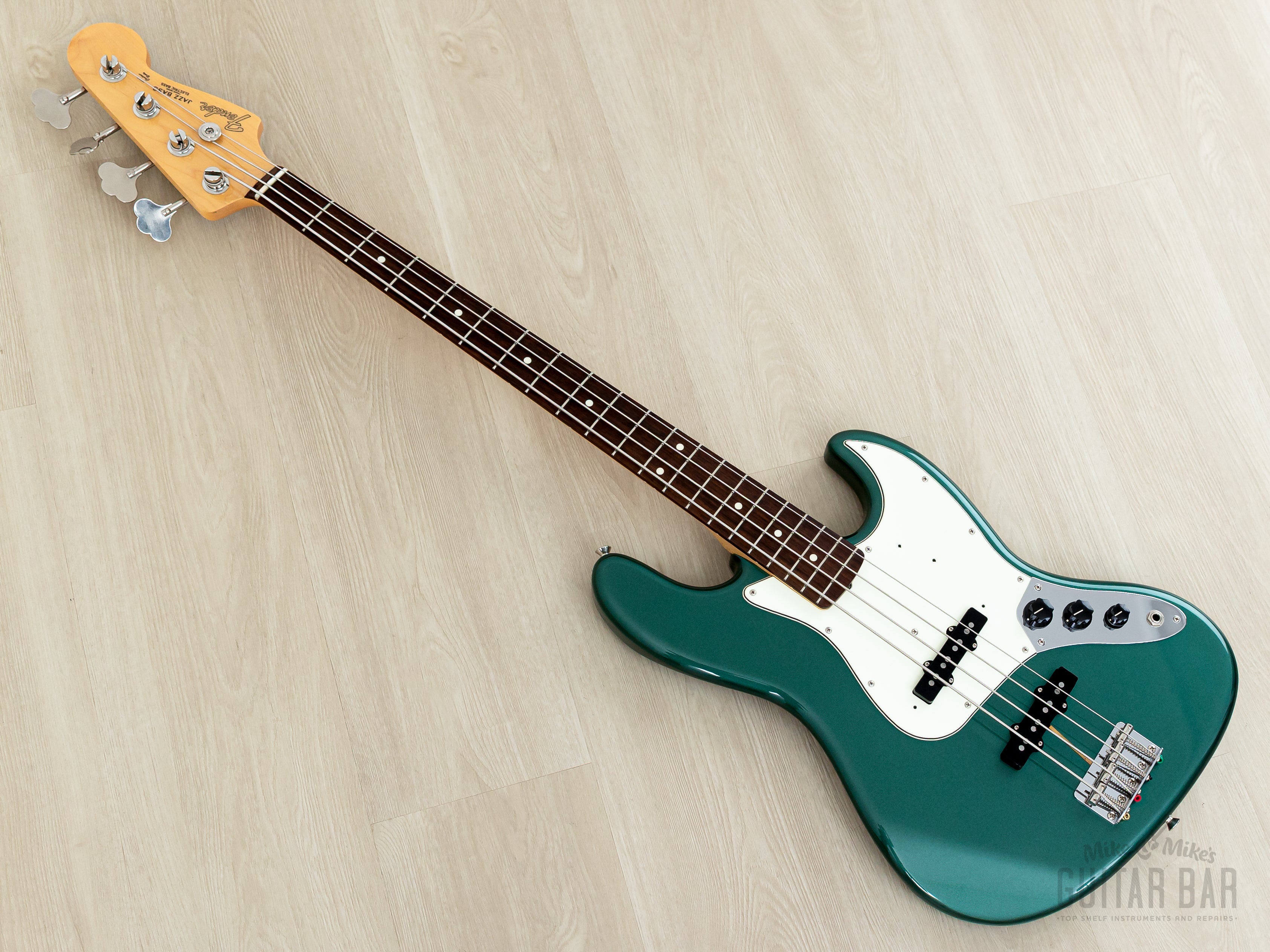 2019 Fender Hybrid 60s Jazz Bass Sherwood Green Near-Mint w/ USA Picku