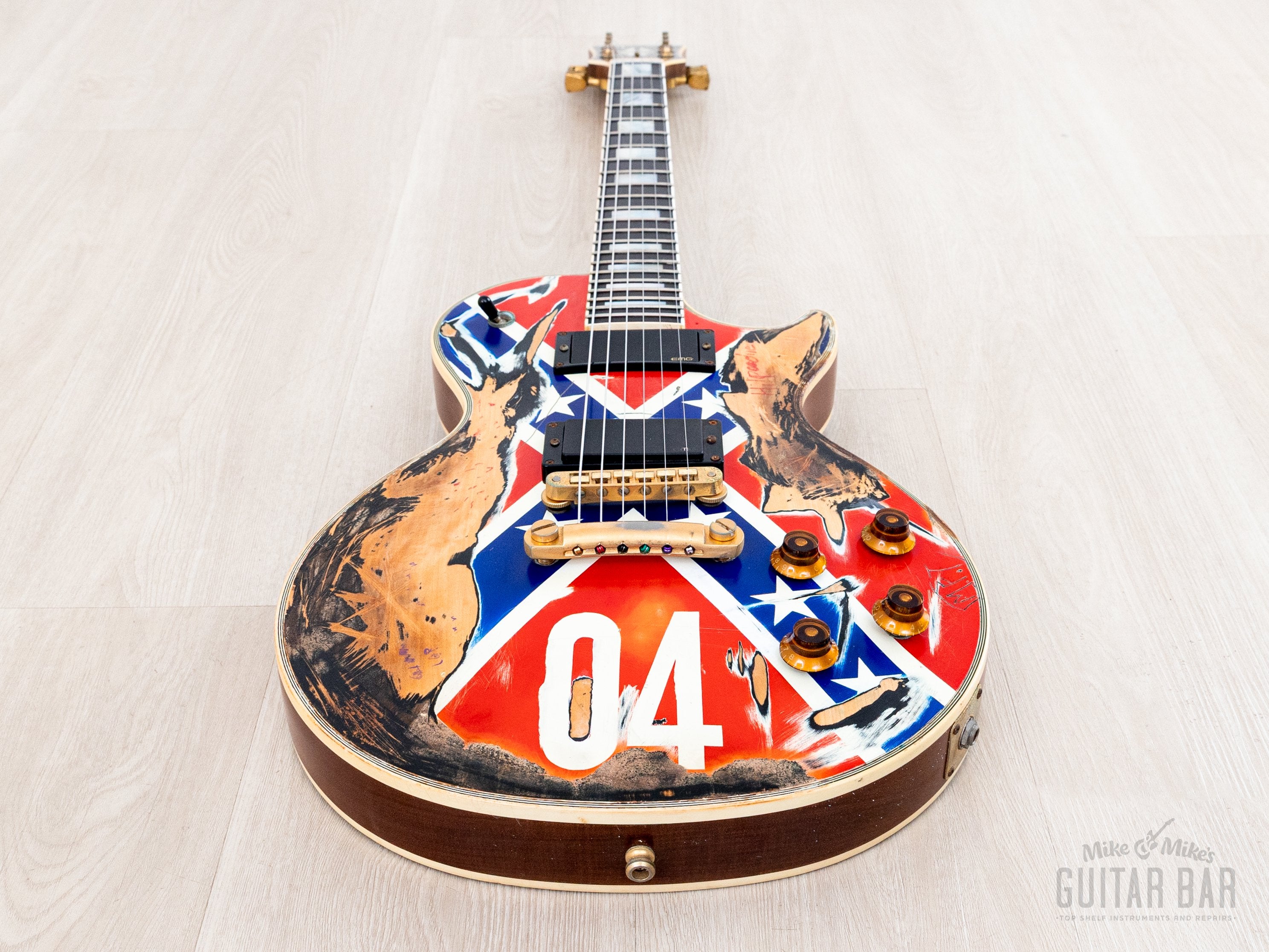 レスポール　カスタム　レリック　LesPaul Custom Type 1983 Gibson Les Paul Custom Zakk Wylde Rebel Relic w/ EMG, Case
