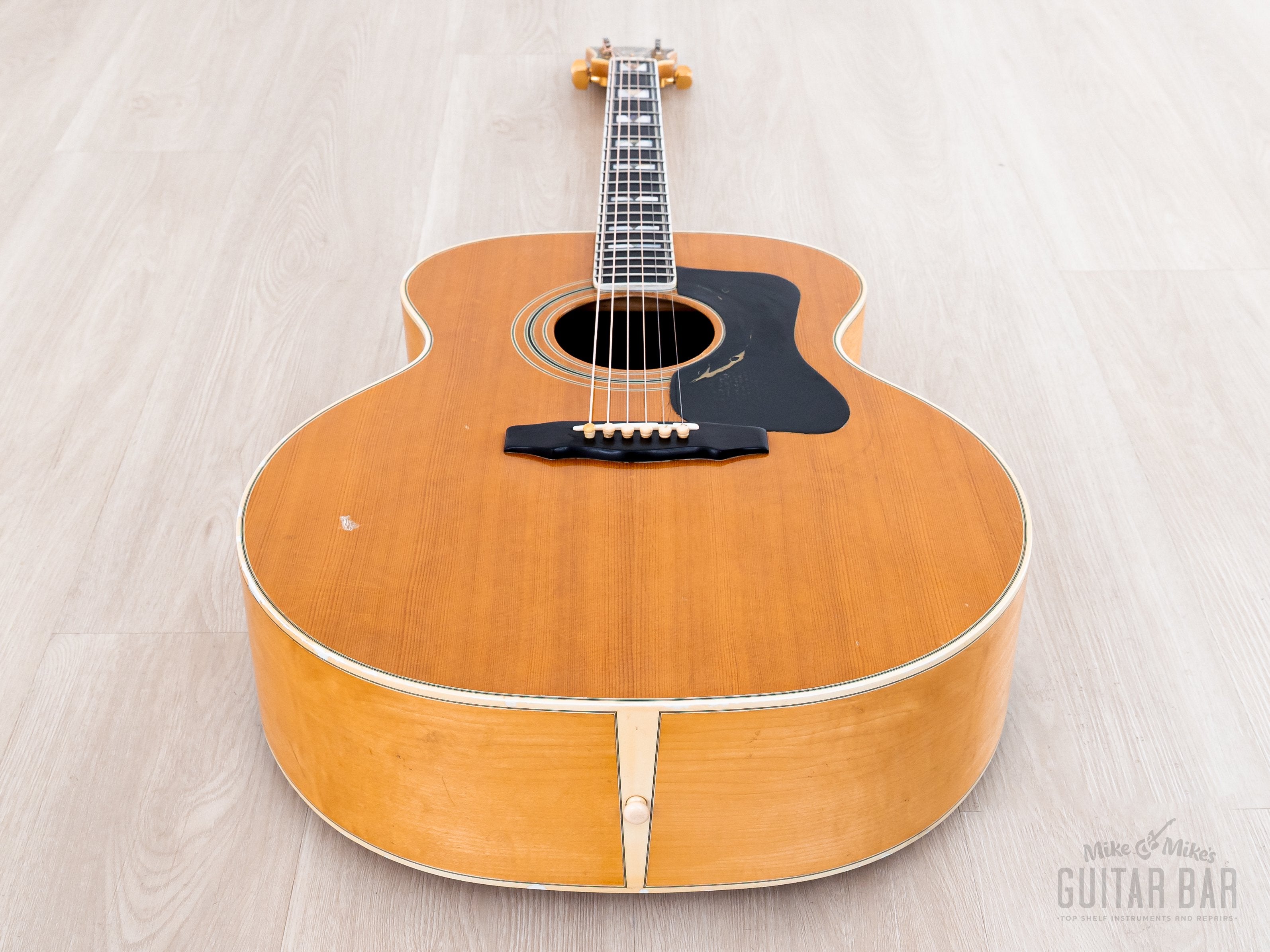 1978 Guild F-50 Jumbo Acoustic Guitar Blonde w/ Case, Westerly USA