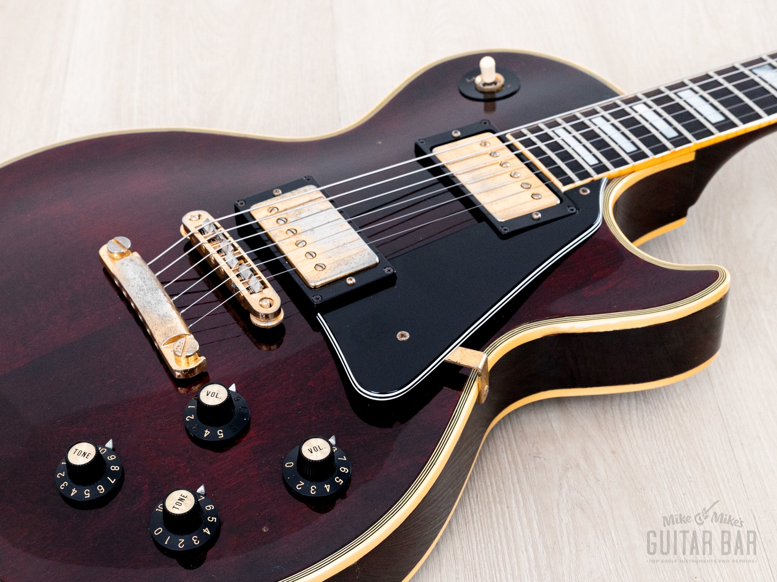 1976 Greco EG1000 Custom Wine Red, 100% Original w/ Maxon U-3000, Case