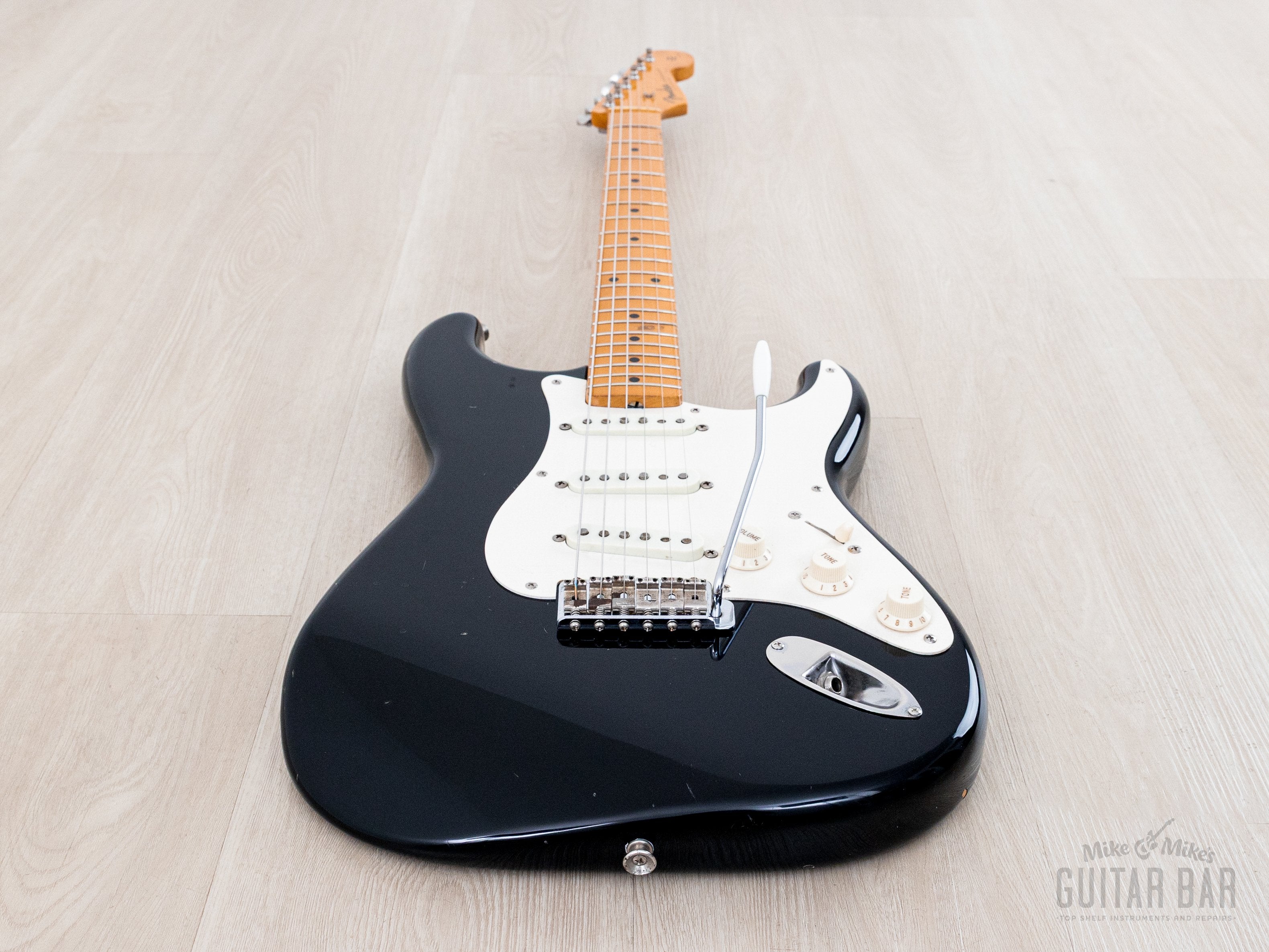 1983 Fender JV Stratocaster '57 Vintage Reissue ST57-65 Black, 100% Or
