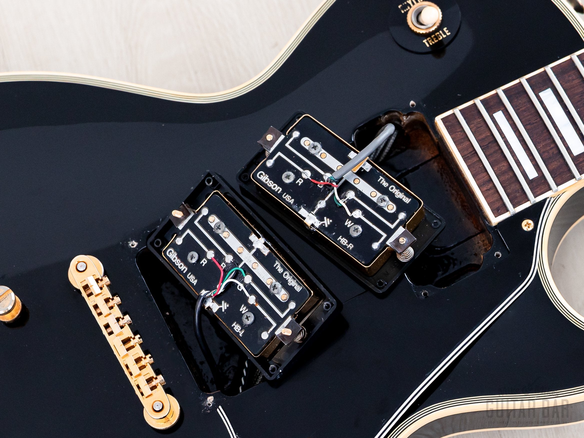 1989 Orville by Gibson Les Paul Custom LPC-EB Black Beauty w/ USA Bill