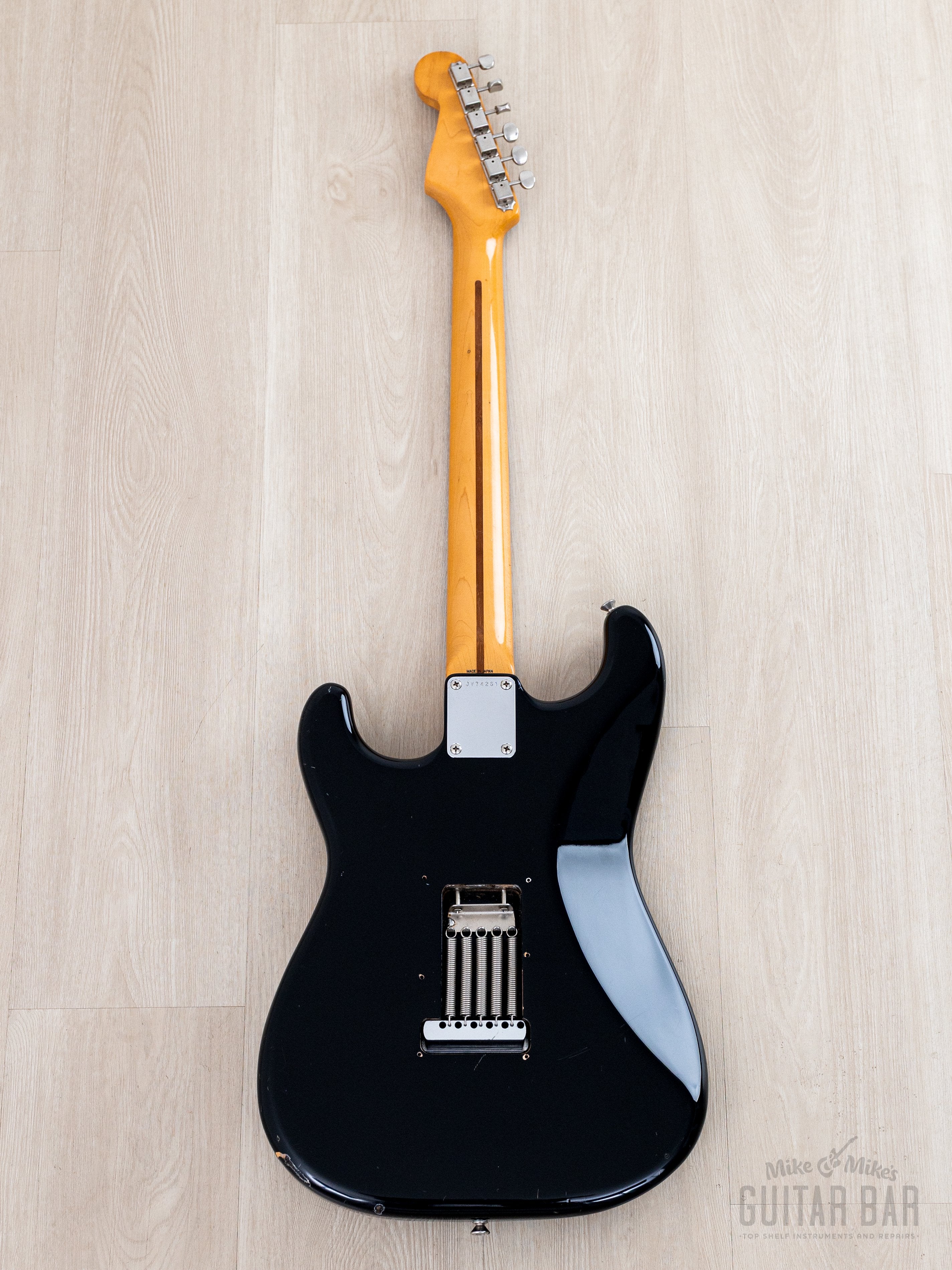 1983 Fender JV Stratocaster '57 Vintage Reissue ST57-65 Black, 100% Or