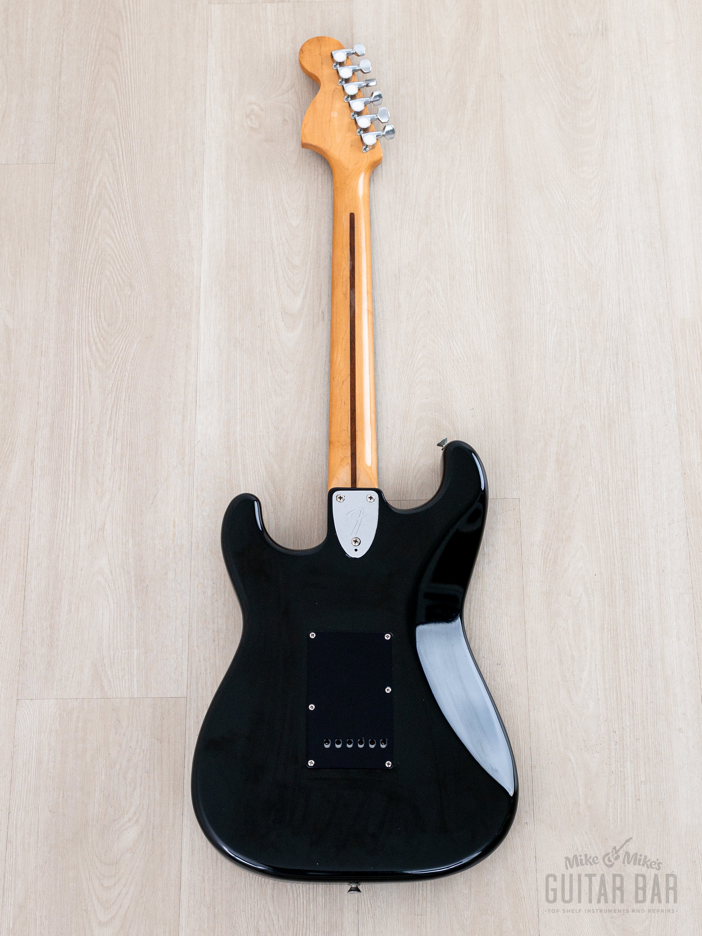 1986 Fender '72 Stratocaster ST72-115 Black w/ Ash Body & American Vin