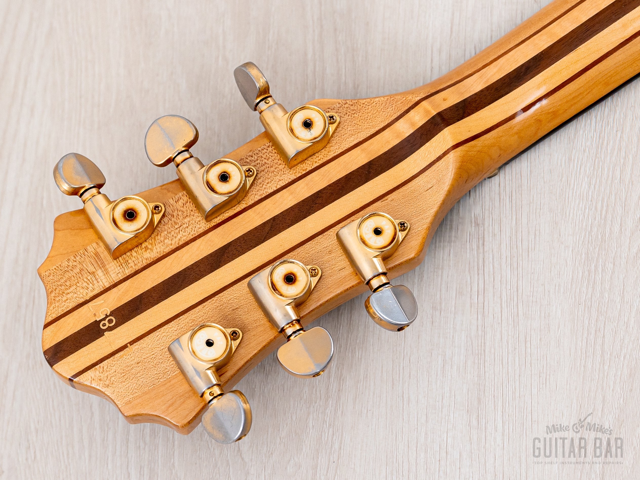 ギター 1977 greco go 1200 N 1977 Greco GO1200 Speed Way Vintage Neck Through Guitar Natural w/ Cas
