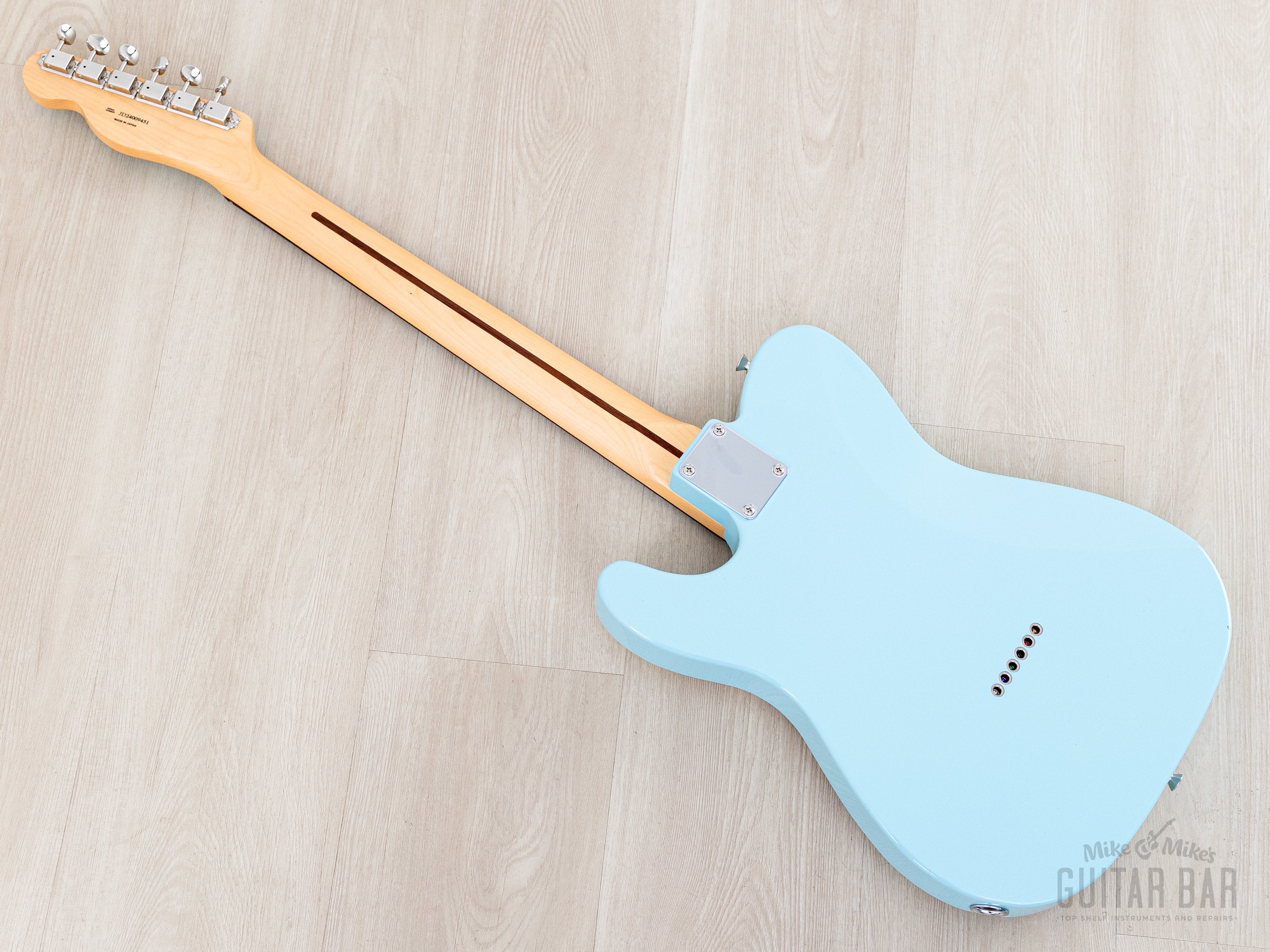 2024 Fender Hybrid II Telecaster FSR Daphne Blue + Headstock w/ Hangta
