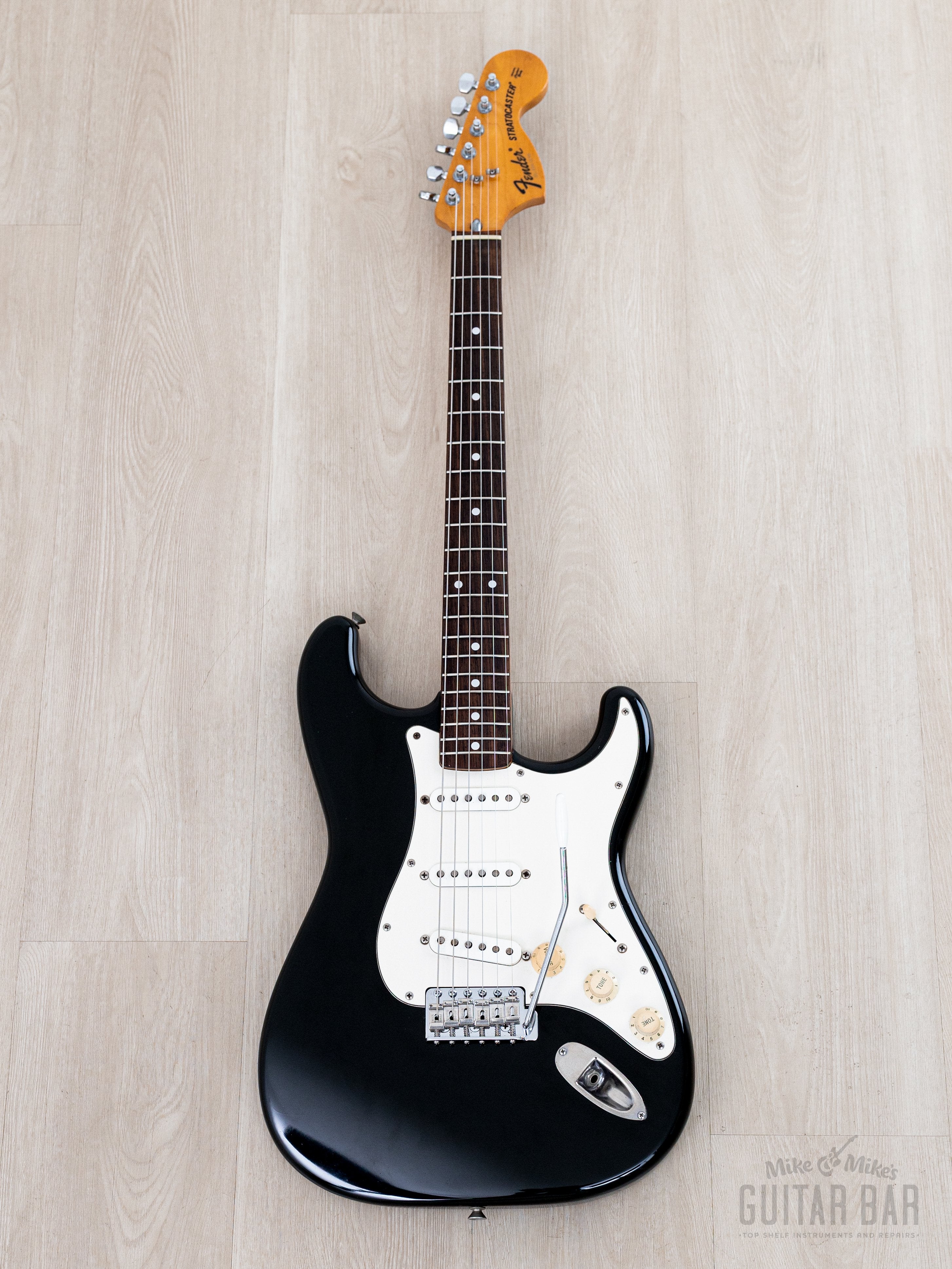 1986 Fender '72 Stratocaster ST72-115 Black w/ Ash Body & American Vin