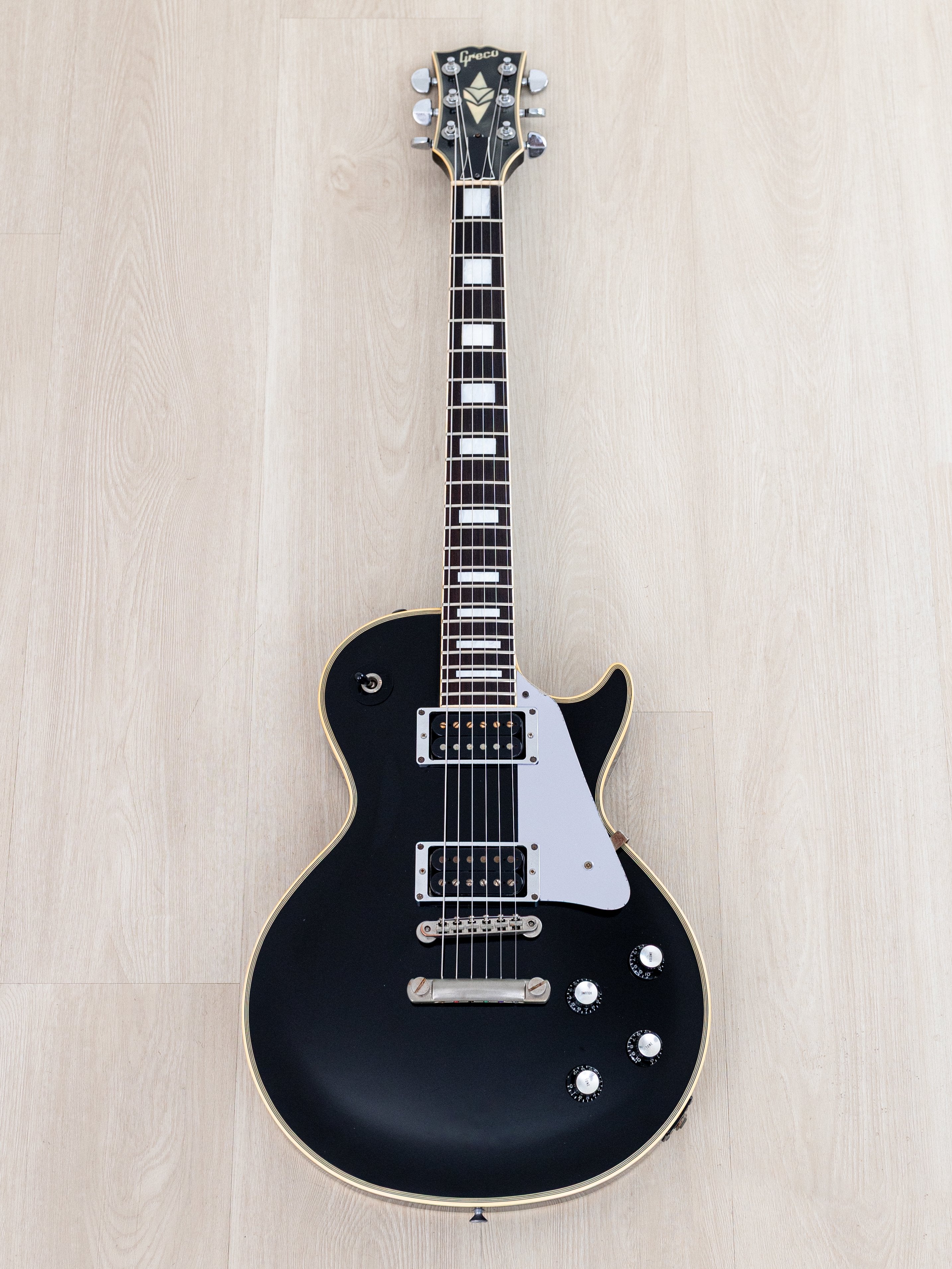 1987 Greco JS60 John Sykes Black Beauty Vintage Guitar, Japan Fujigen