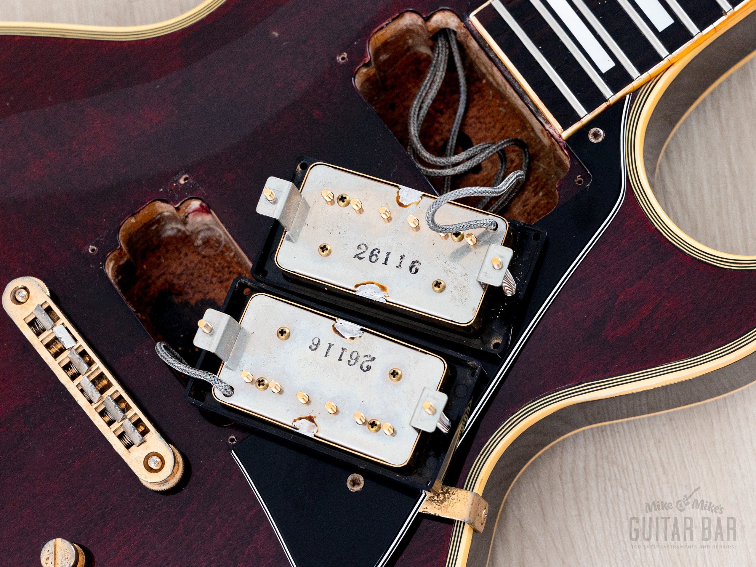 1976 Greco EG1000 Custom Wine Red, 100% Original w/ Maxon U-3000, Case
