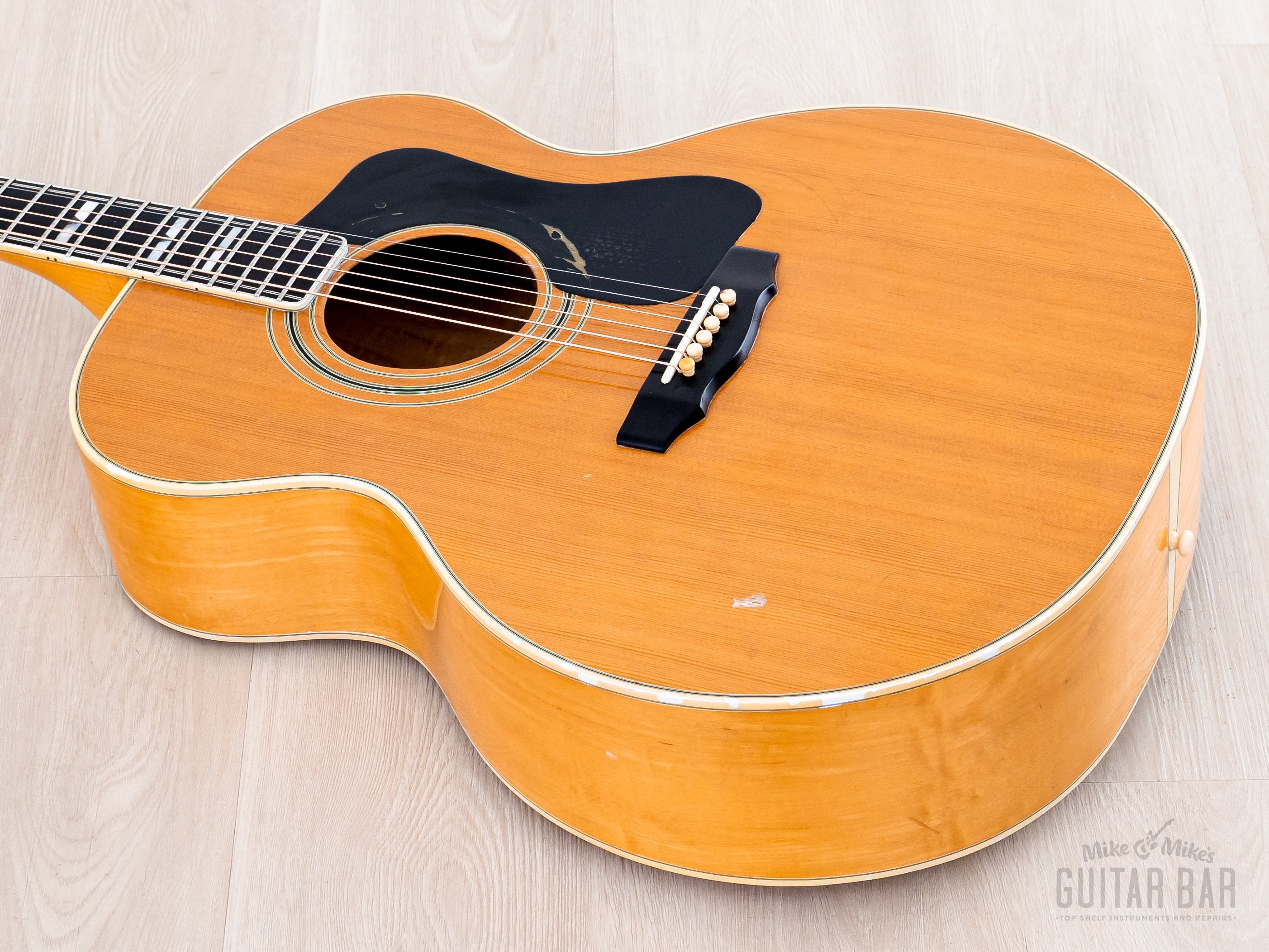 1978 Guild F-50 Jumbo Acoustic Guitar Blonde w/ Case, Westerly USA