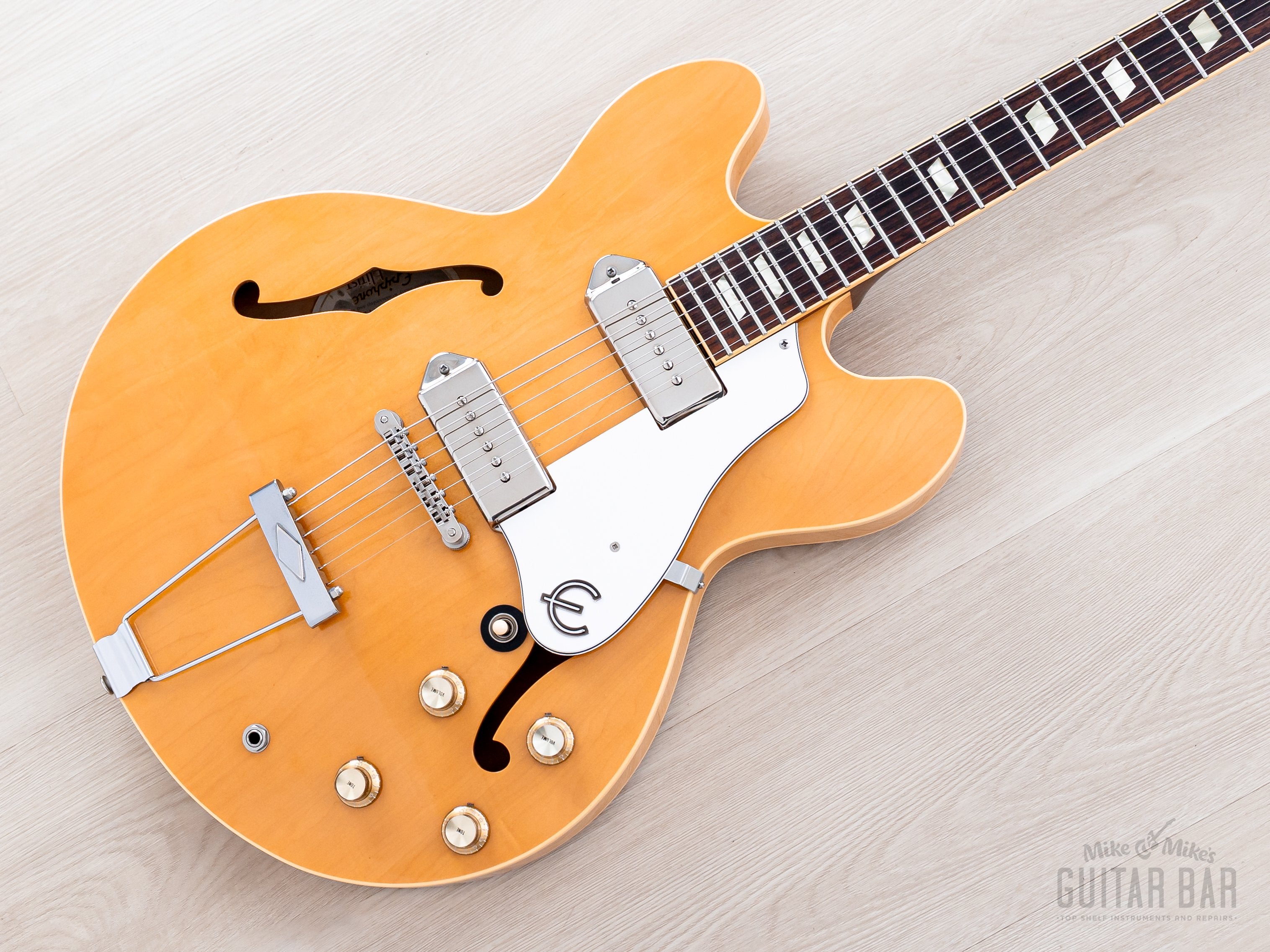 2006 Epiphone Elitist 1965 Casino Natural Revolution, Near-Mint w/ Cas