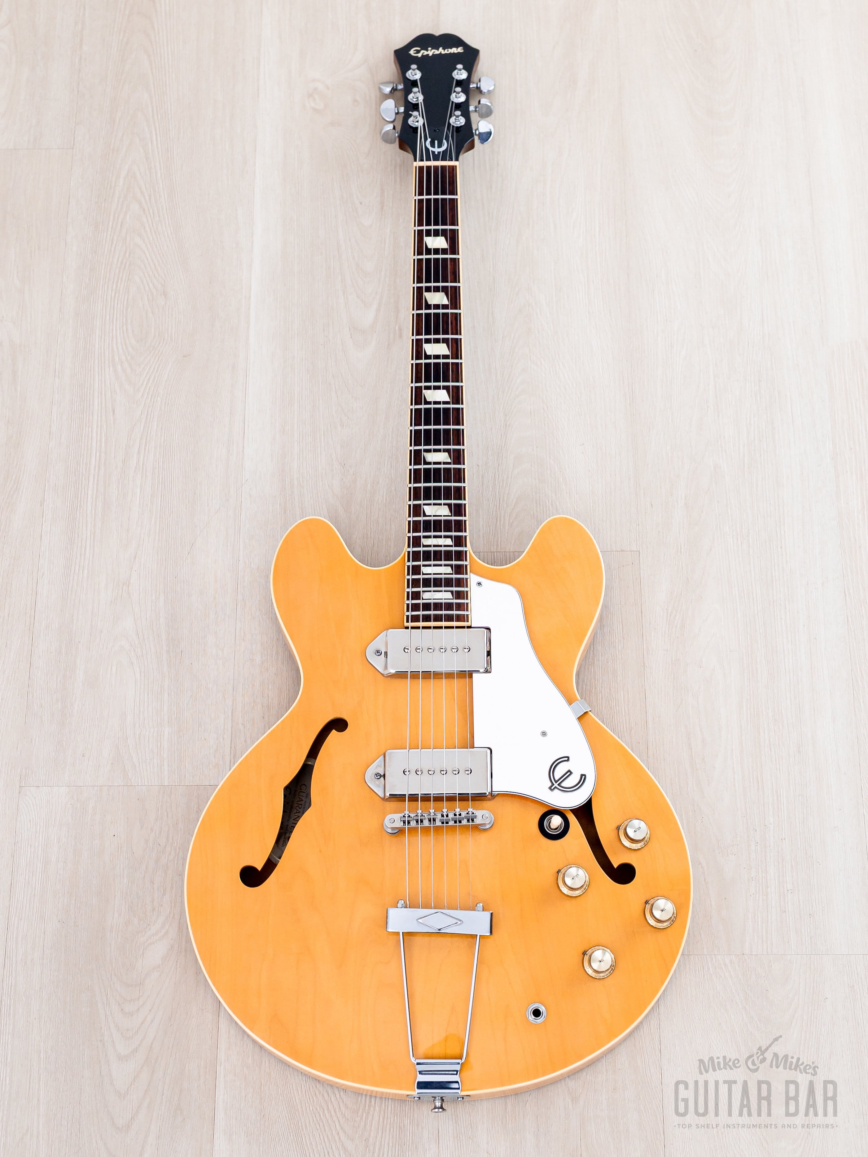 2006 Epiphone Elitist 1965 Casino Natural Revolution, Near-Mint w/ Cas