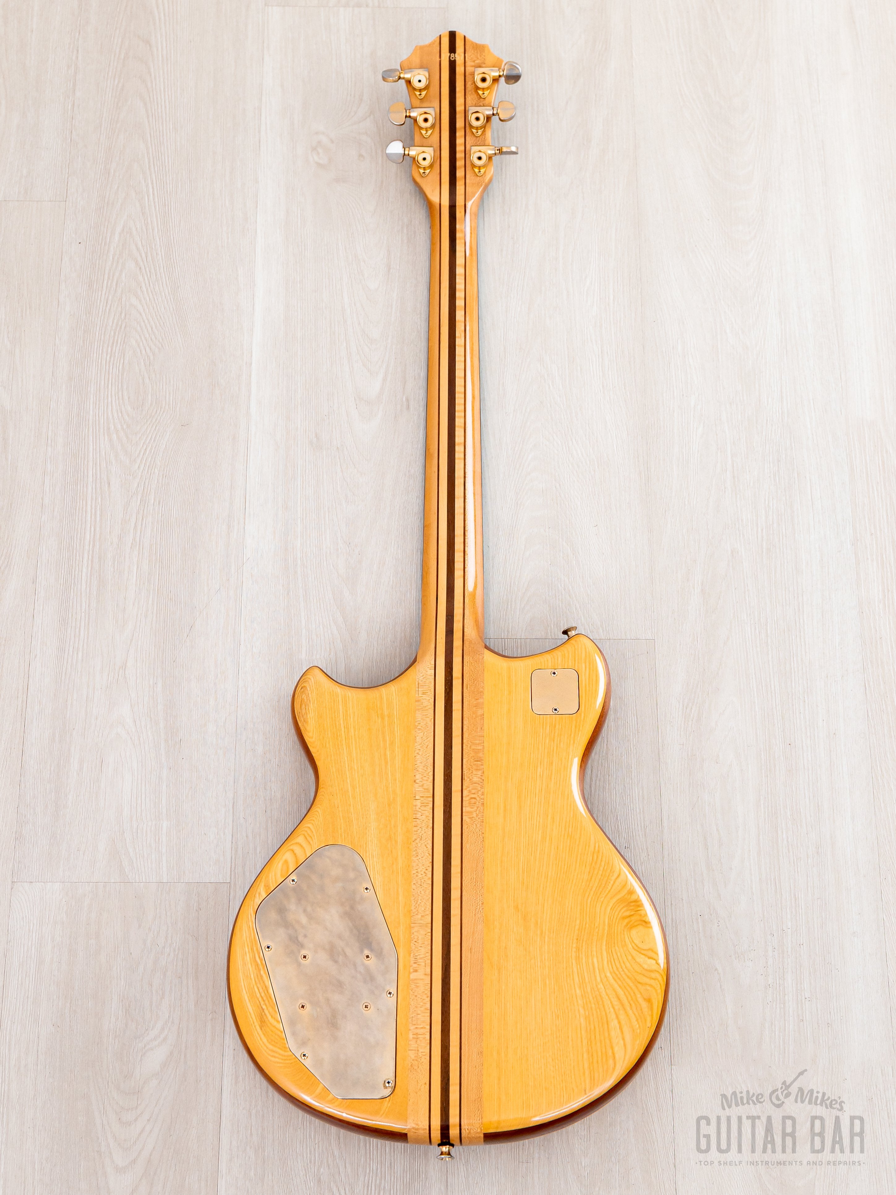1977 Greco GO1200 Speed Way Vintage Neck Through Guitar Natural w/ Cas
