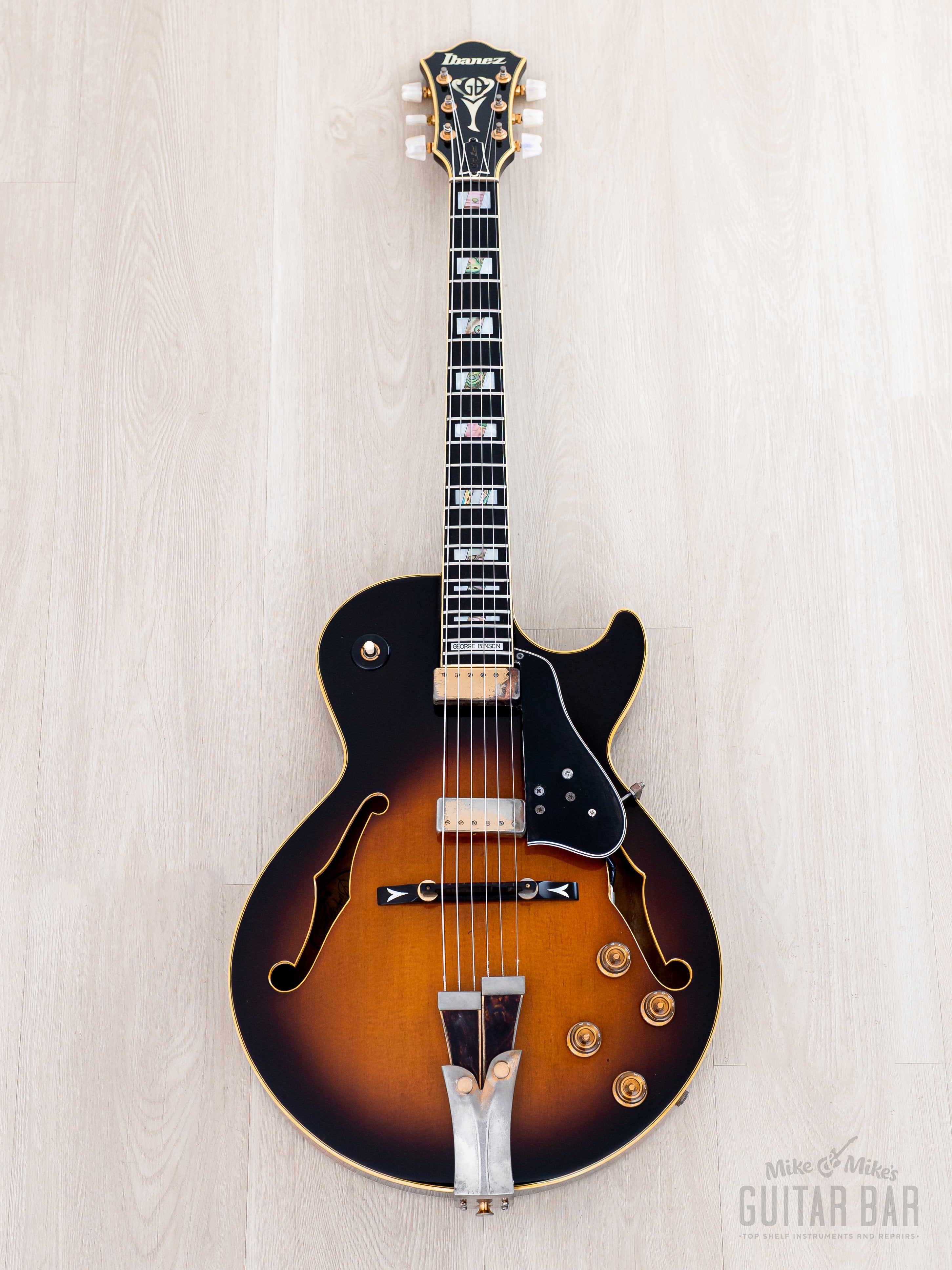 1978 Ibanez George Benson Signature GB10 Archtop Electric Guitar Sunbu