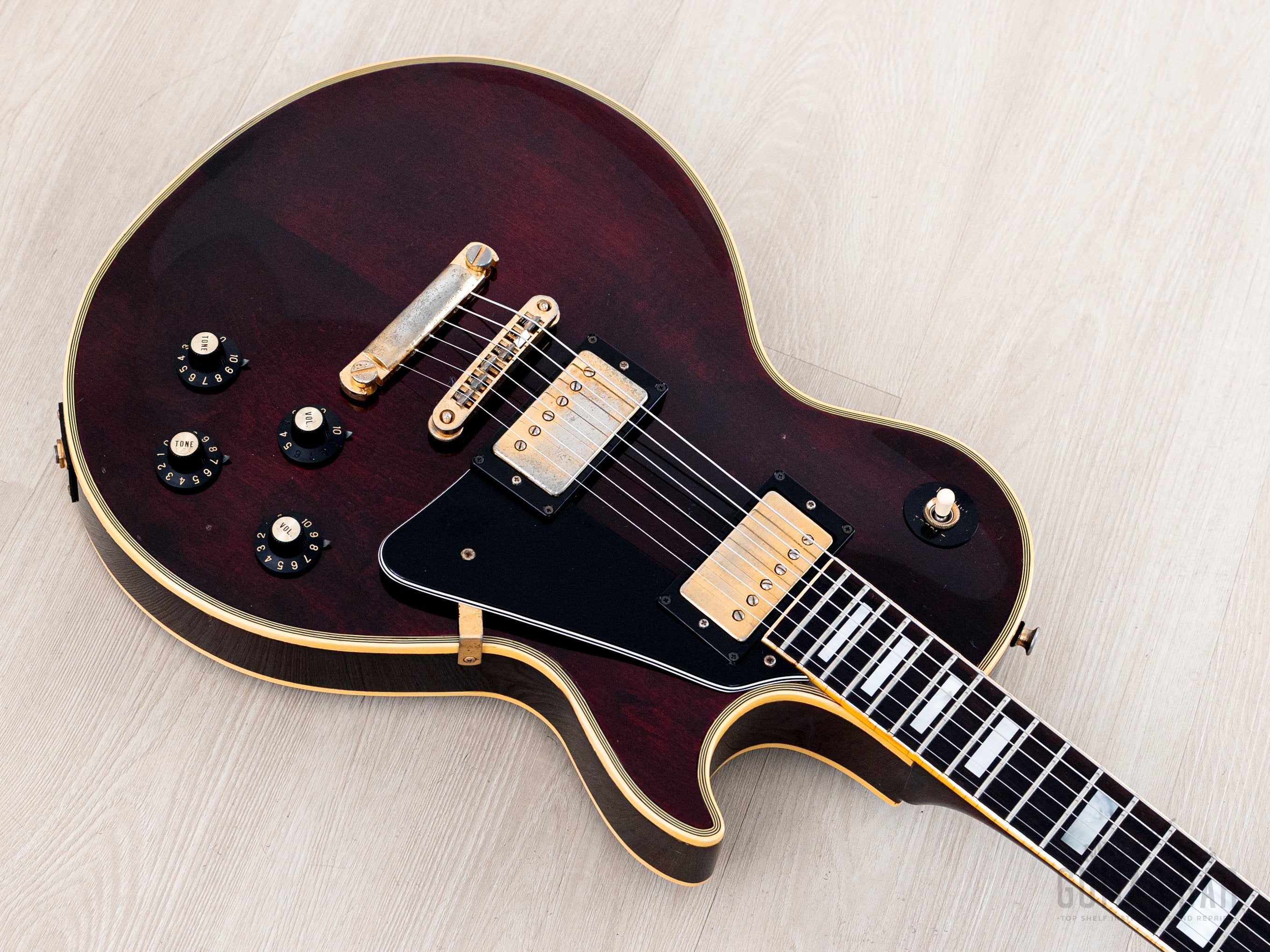 1976 Greco EG1000 Custom Wine Red, 100% Original w/ Maxon U-3000, Case