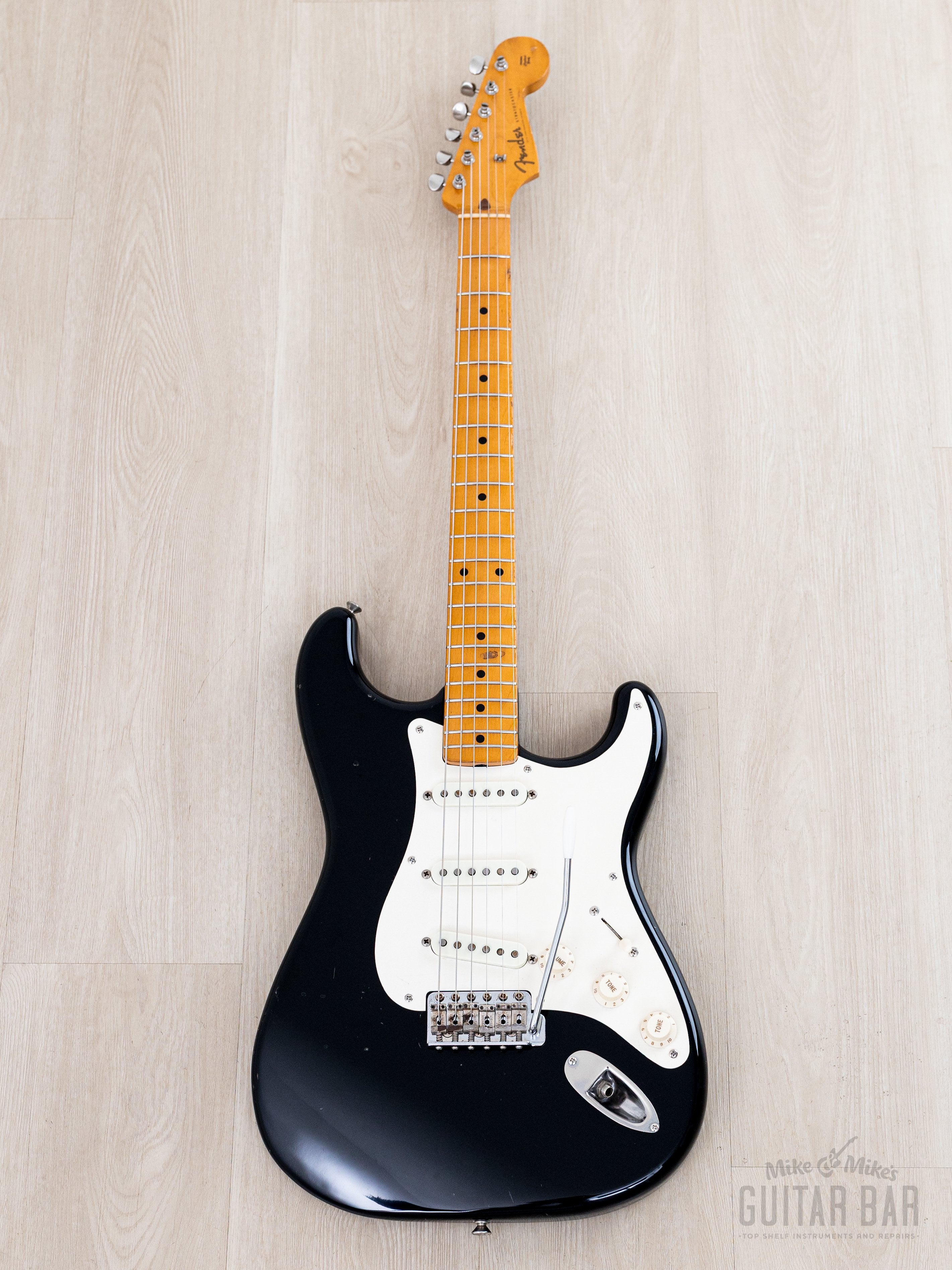 1983 Fender JV Stratocaster '57 Vintage Reissue ST57-65 Black, 100% Or