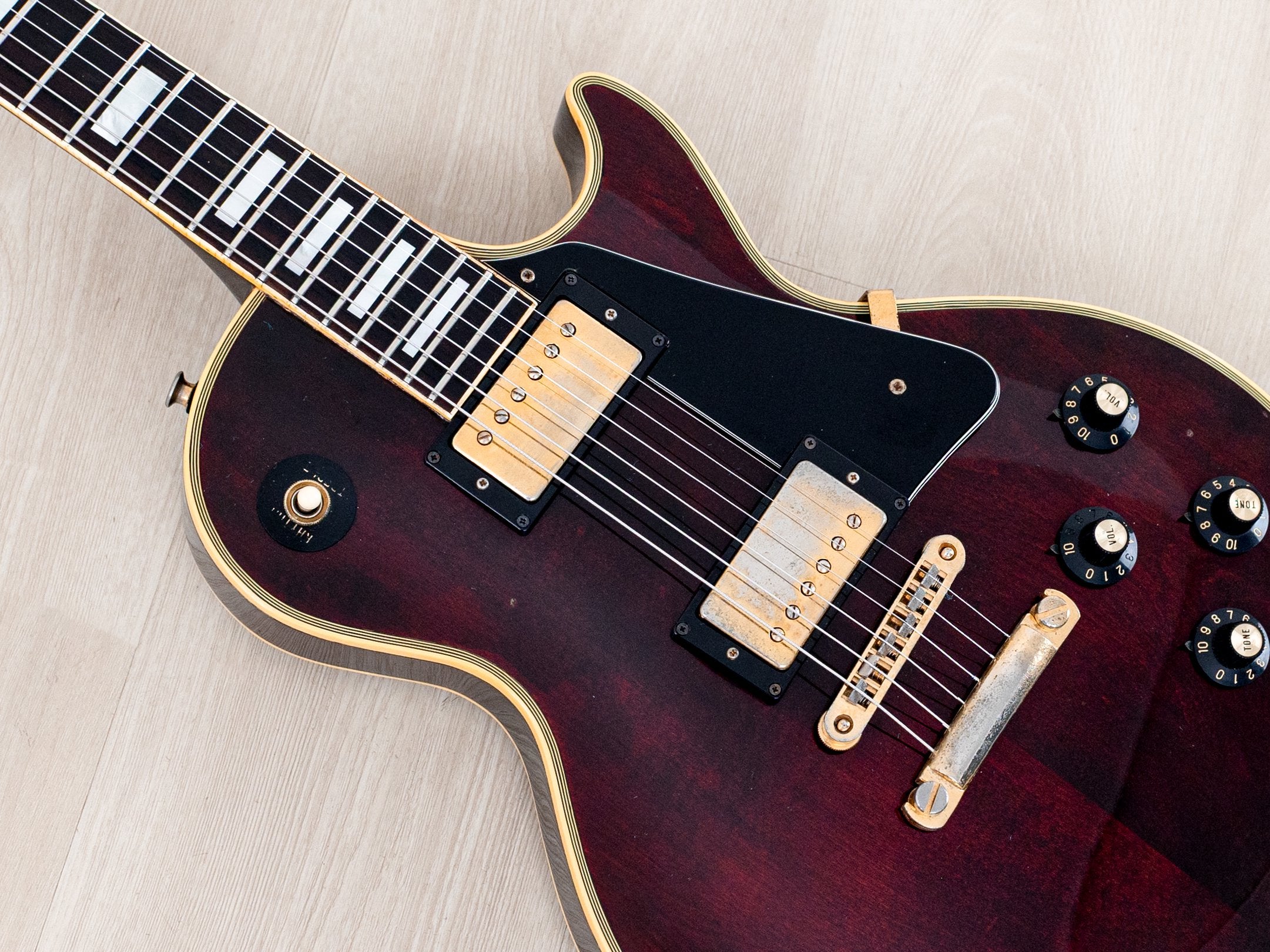 ギター Greco EG75 with DRY pickups 1976 Greco EG1000 Custom Wine Red, 100% Original w/ Maxon U-3000, Case