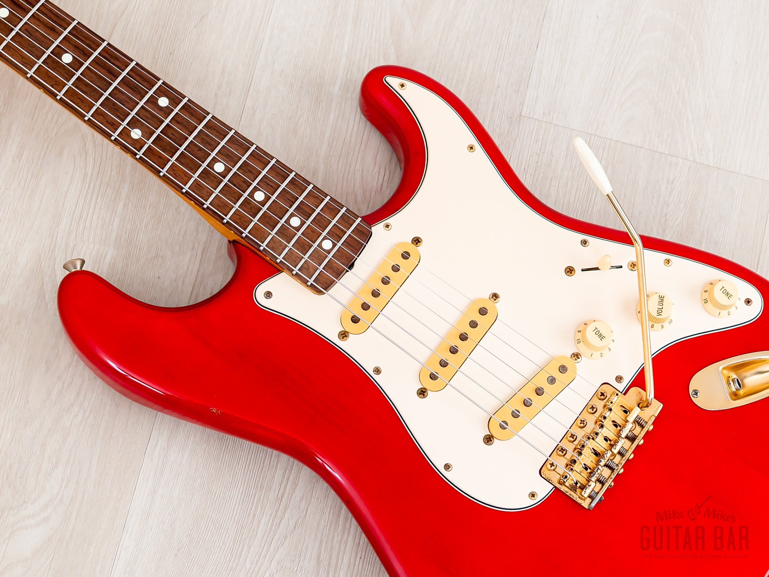 1992 Fender Custom Edition '57 Stratocaster ST57G-65 Charcoal Red w/ G