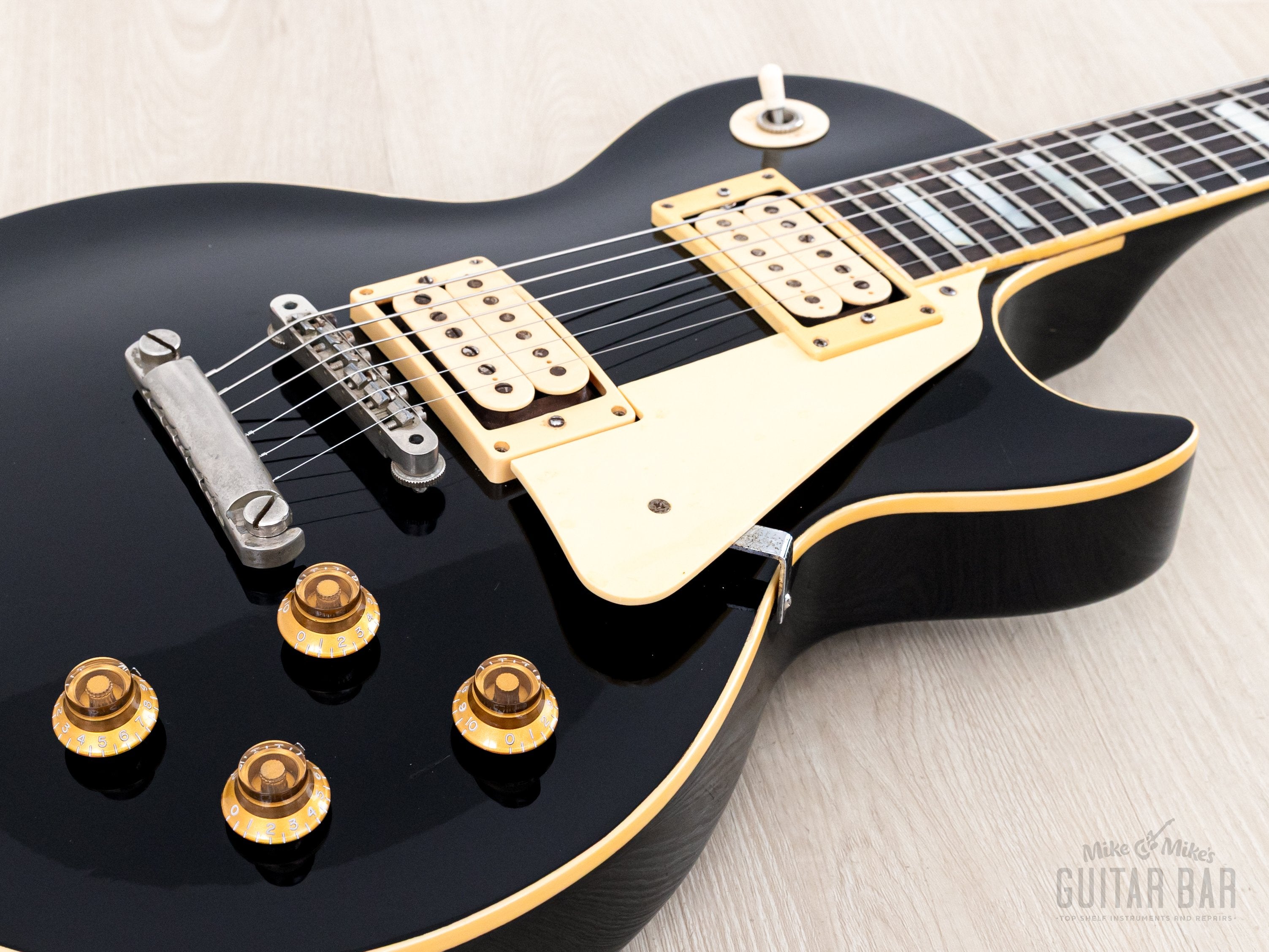 1979 Greco EG900 Vintage Guitar Standard, Black w/ USA DiMarzio PAFs &
