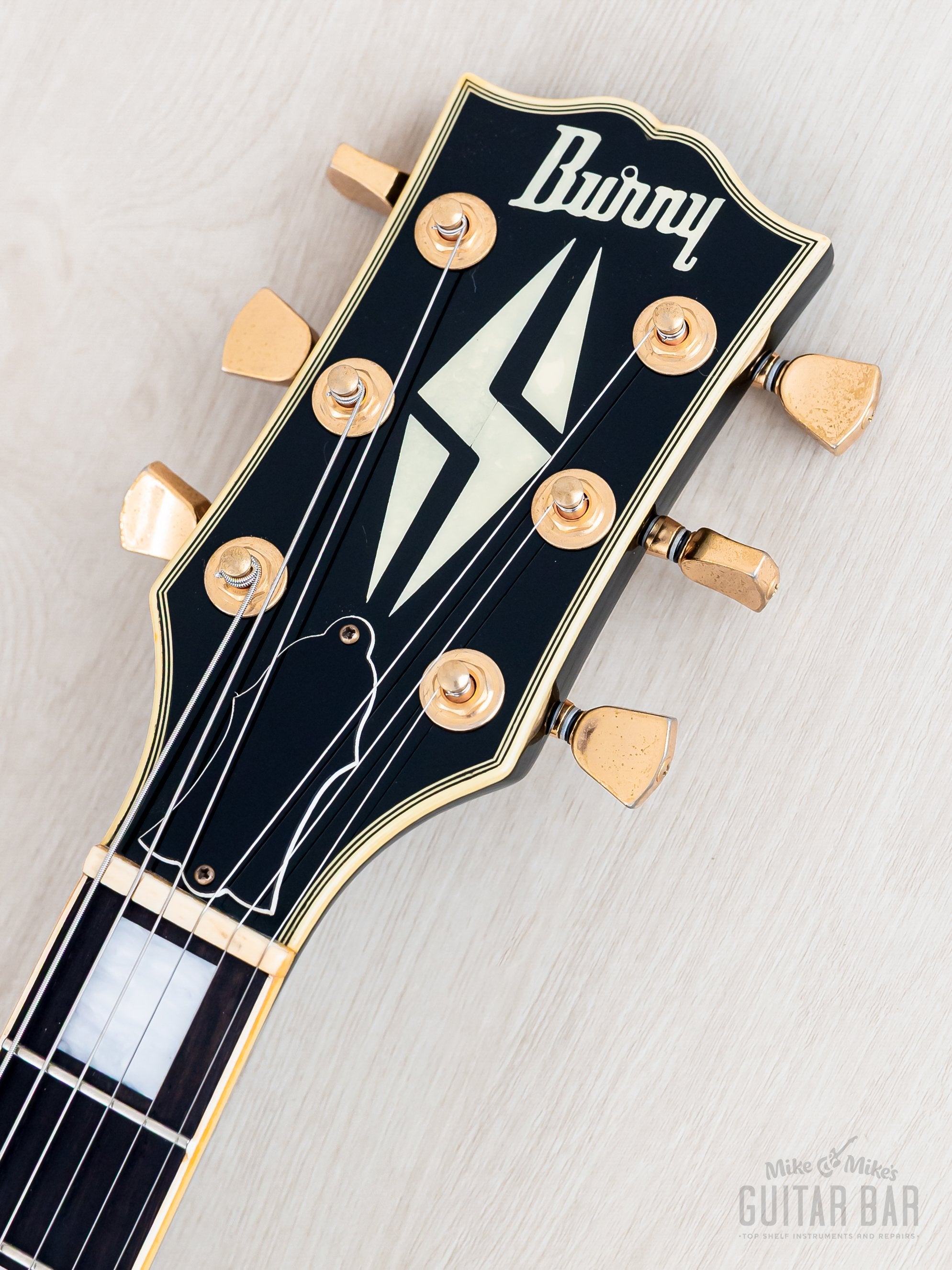1990 Burny RLC-70 '60 Model Vintage Black Beauty Custom w/ VH-1 Pickup