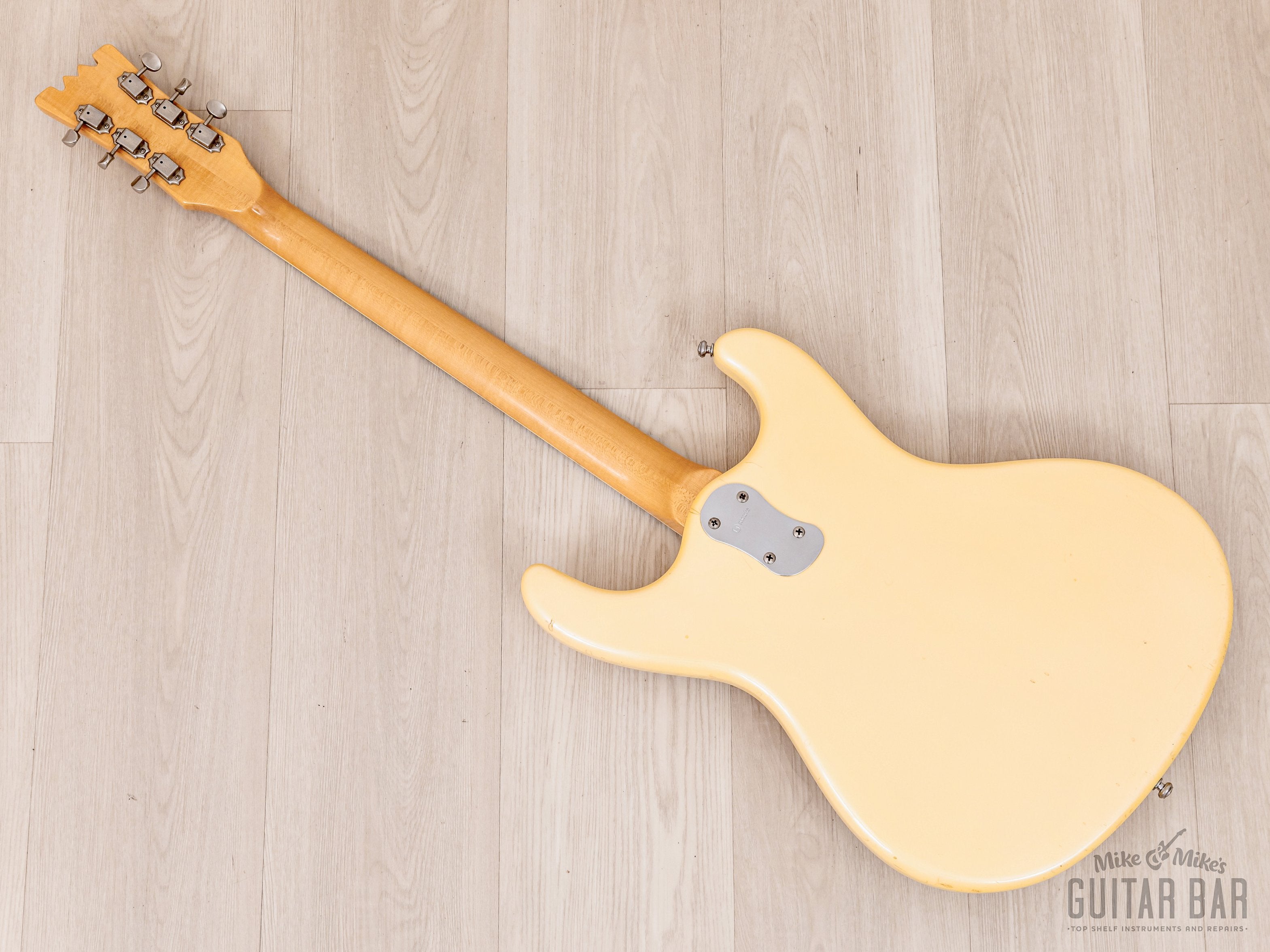 2000s Mosrite Ventures Model Super Custom '65 Pearl White w/ Curtis Novak Pickups & Vibramute, Japan Kurokumo