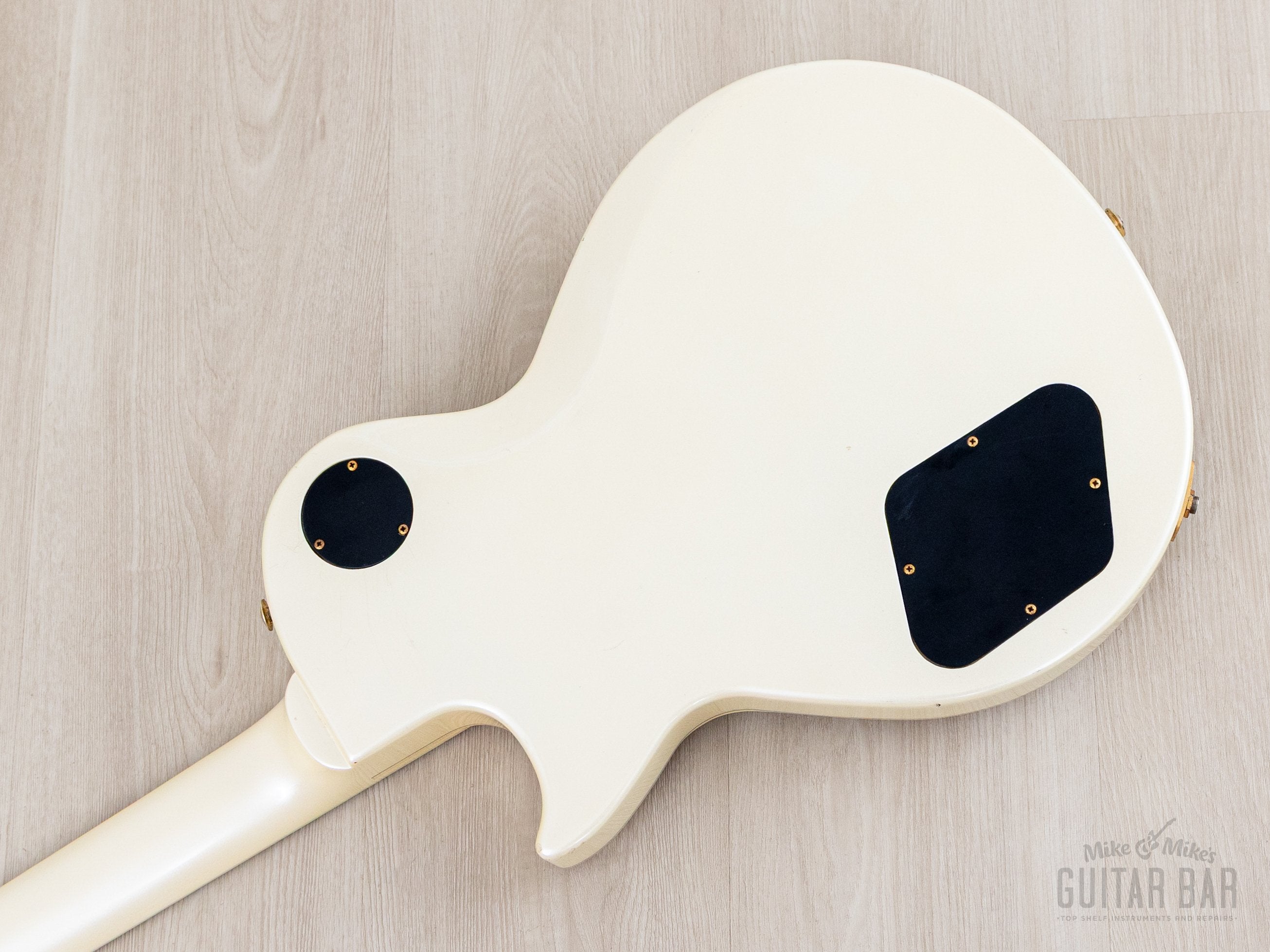 2002 Greco LGB-90 Full Scale LP Custom Bass Pearl White, Japan Fujigen