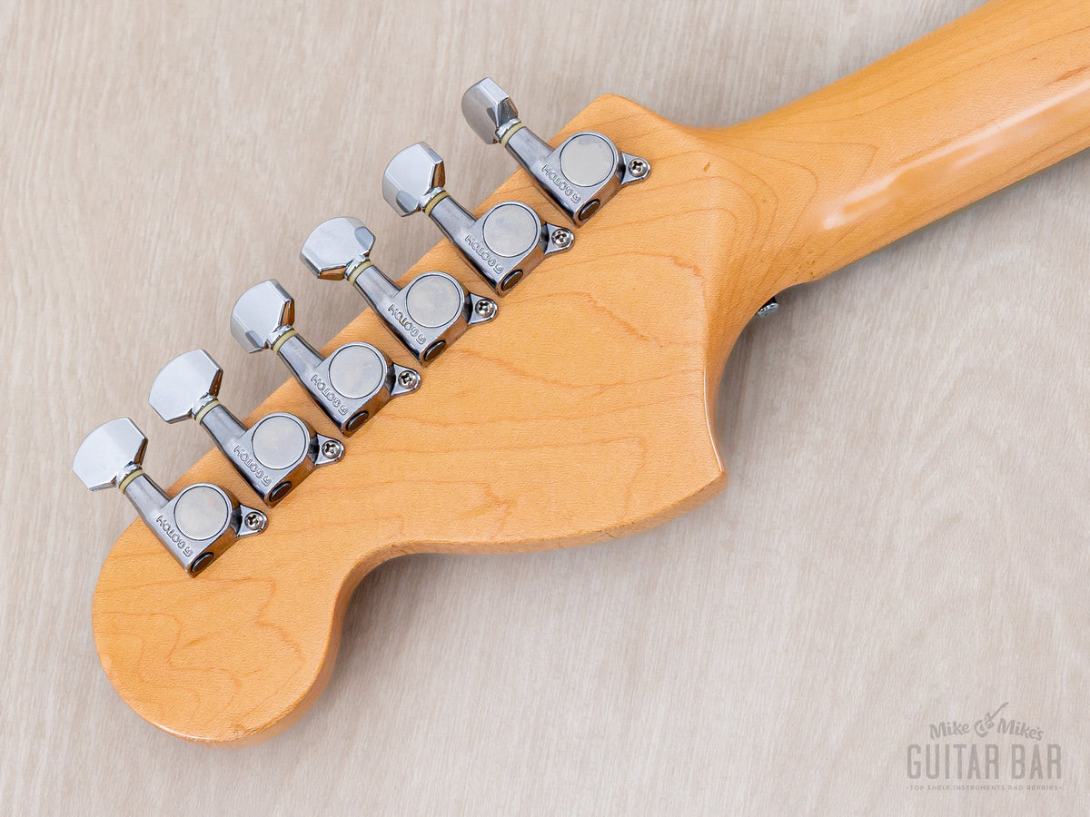 Headstock back with tuners