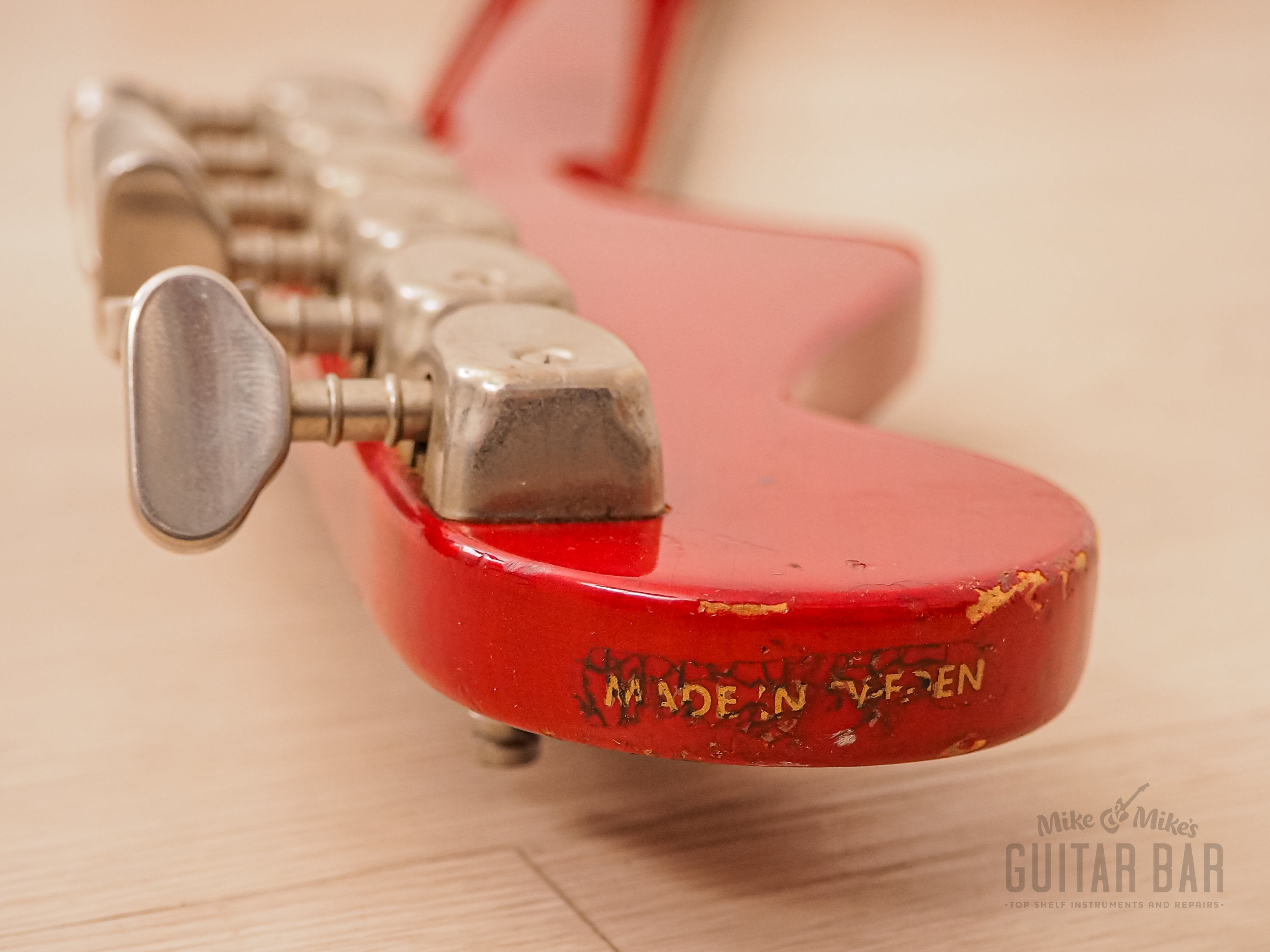 1960s Hagstrom Viking V1 Vintage Hollowbody Cherry Red w/ Case