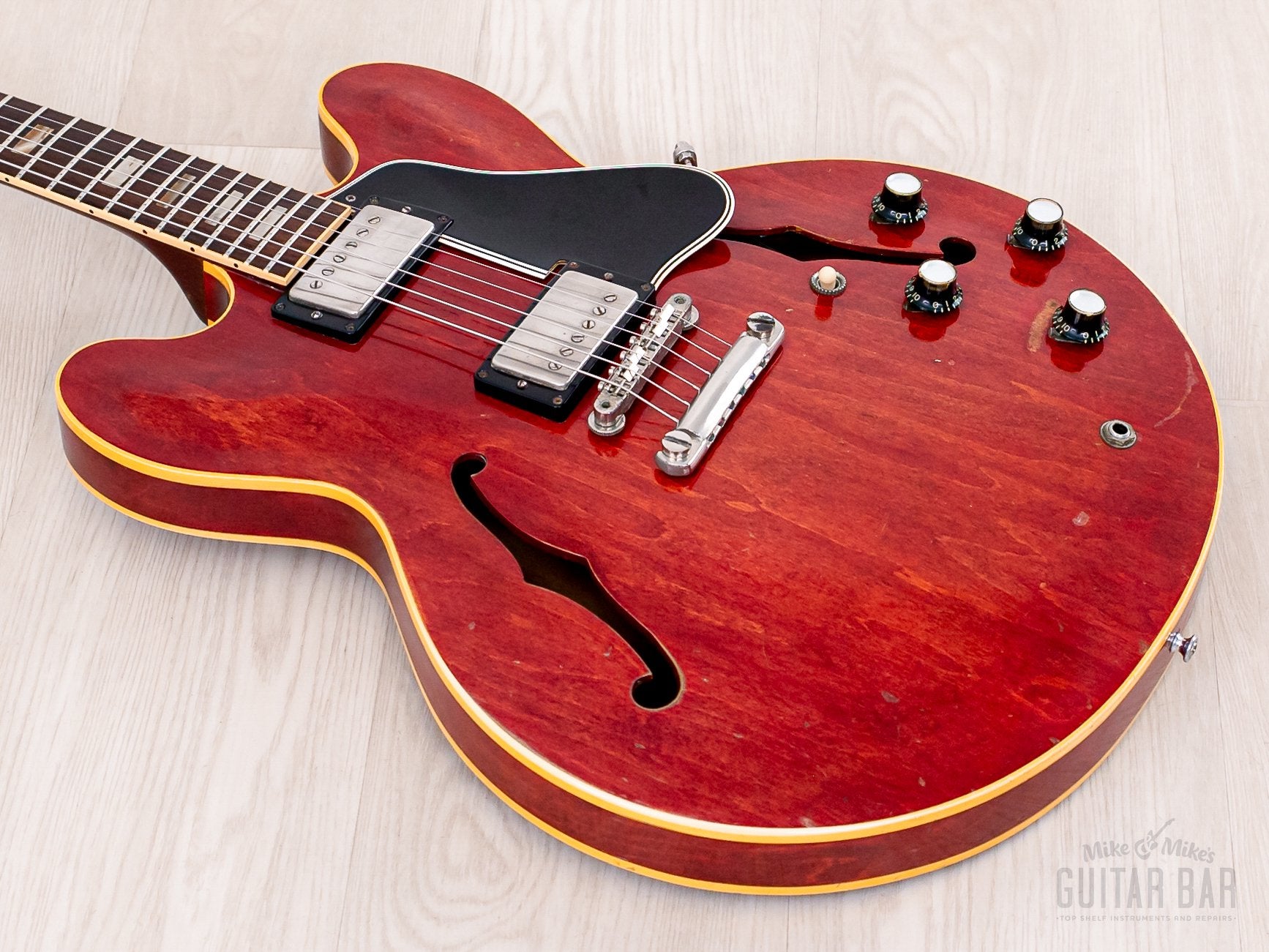 1962 Gibson ES-335 TDC Vintage Semi-Hollowbody Electric Guitar Cherry