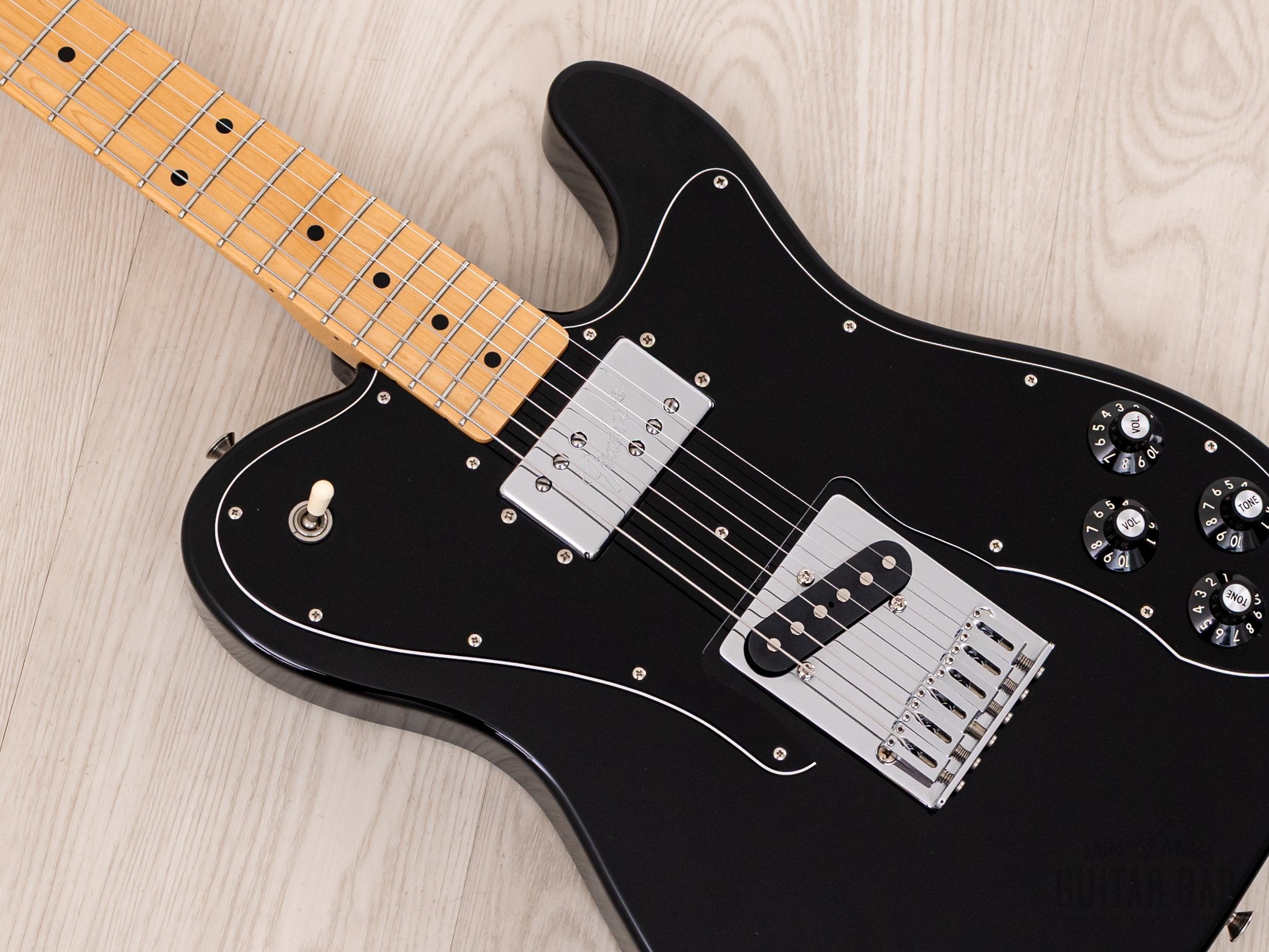 2007 Fender Telecaster Custom '72 Vintage Reissue TC72 Black, Ash Body w/ Wide Range, Japan CIJ