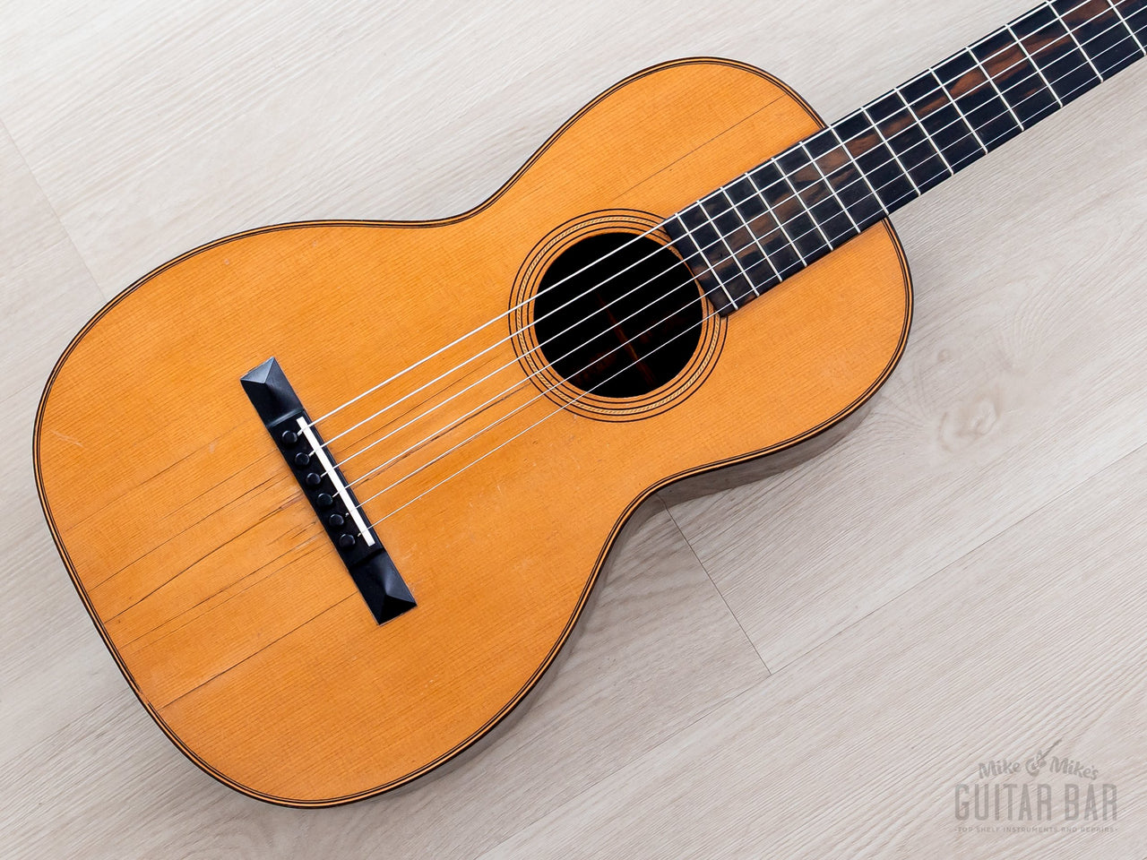 1870s Martin 2 1/2-18 Vintage Fan-Braced Acoustic Guitar, Adirondack Spruce & Brazilian Rosewood w/ Case
