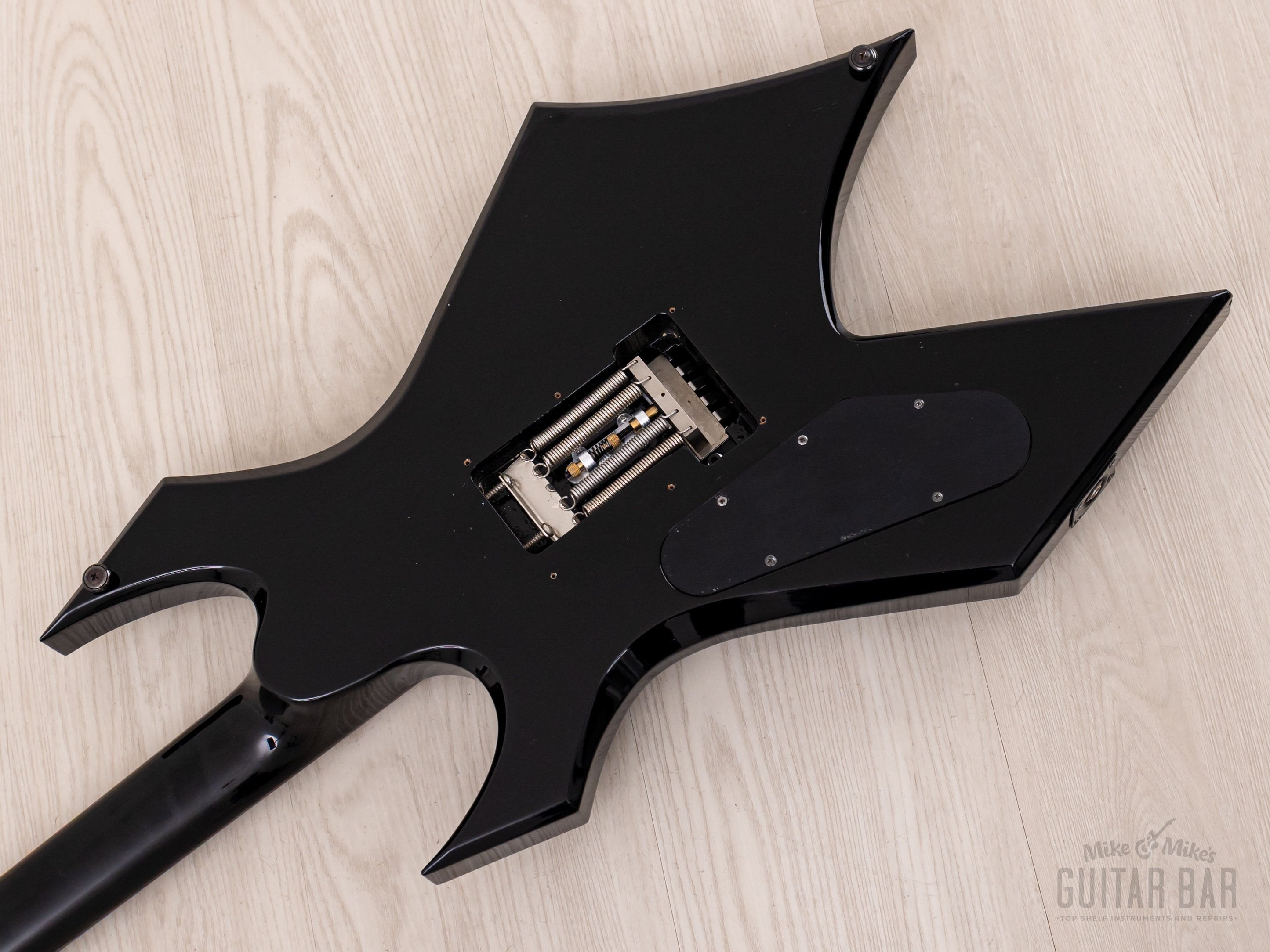 2008 BC Rich Japan Monster Series Warlock JM140 Set Neck Black w/ Seymour Duncan, Floyd Rose