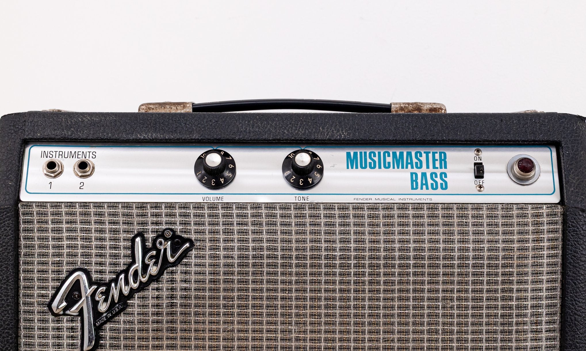 1979 Fender Musicmaster Bass Silverface Vintage Tube Amp 1x12 w/ 6V6, Serviced