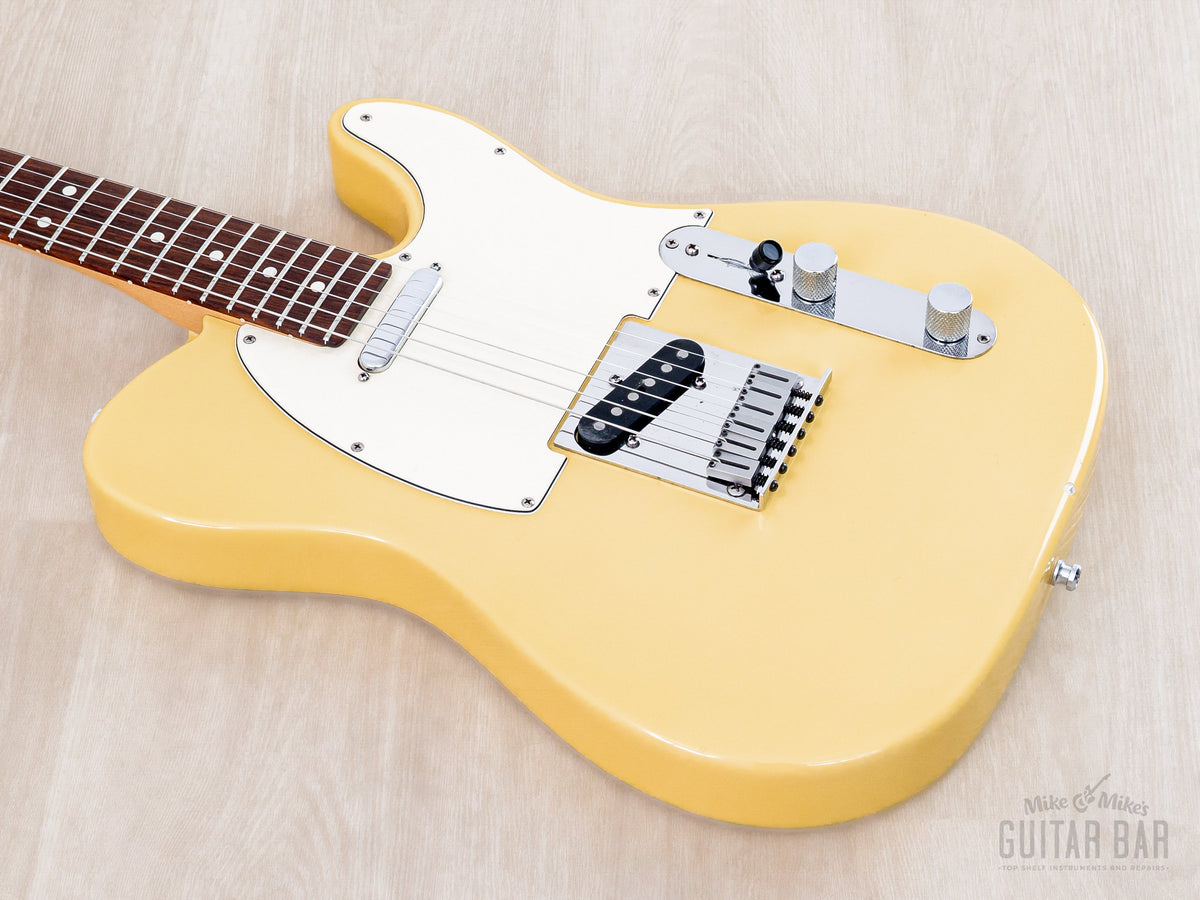 1988 Fender American Standard Telecaster Vintage White, body side angle