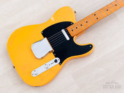 1999 Fender American Vintage 52 Telecaster Butterscotch, front angled view