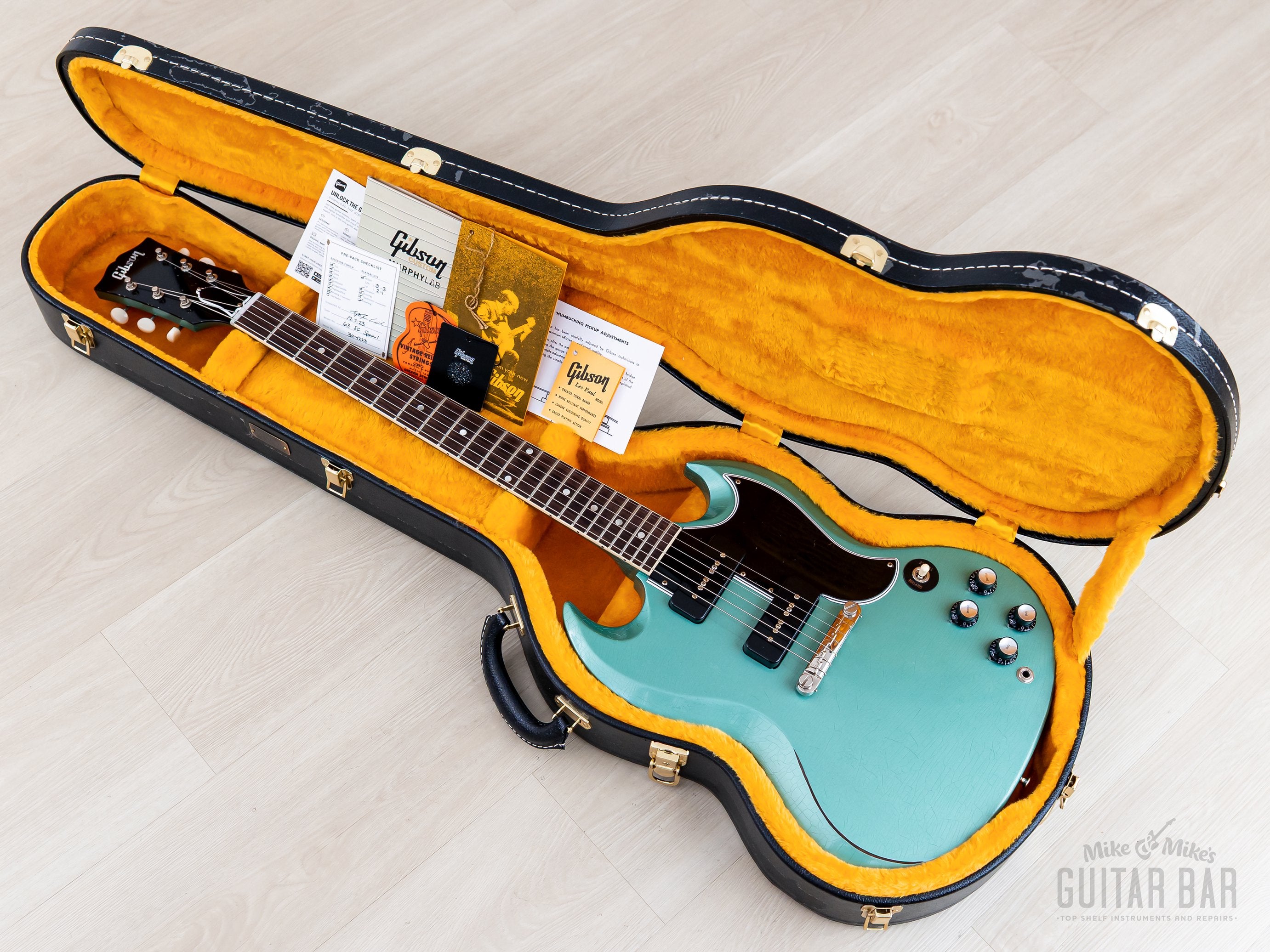 2023 Gibson Custom Shop 1963 SG Special Murphy Lab Light Aged Invernes