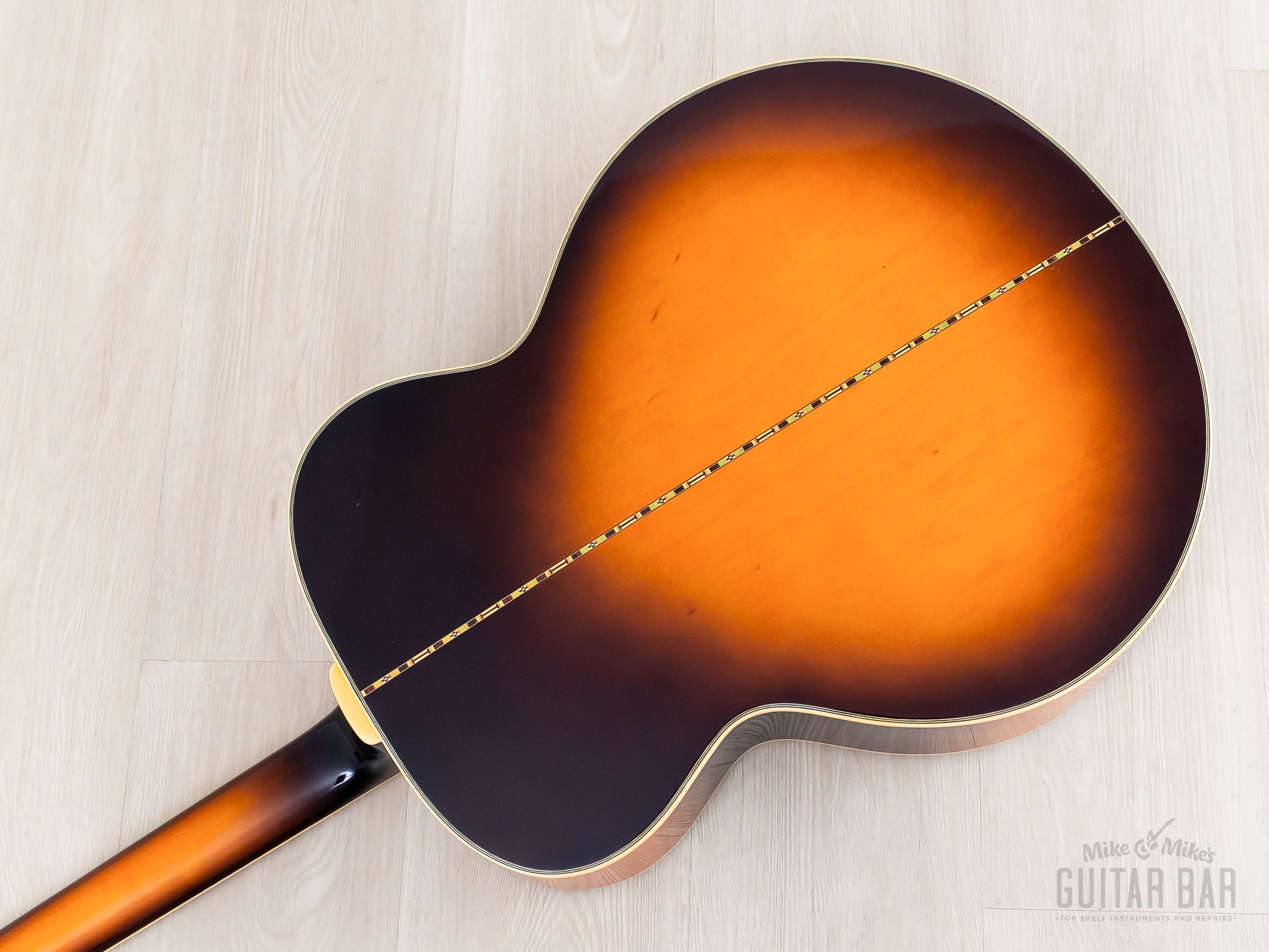 1992 Orville by Gibson J-200 Jumbo Acoustic Electric Guitar Sunburst w