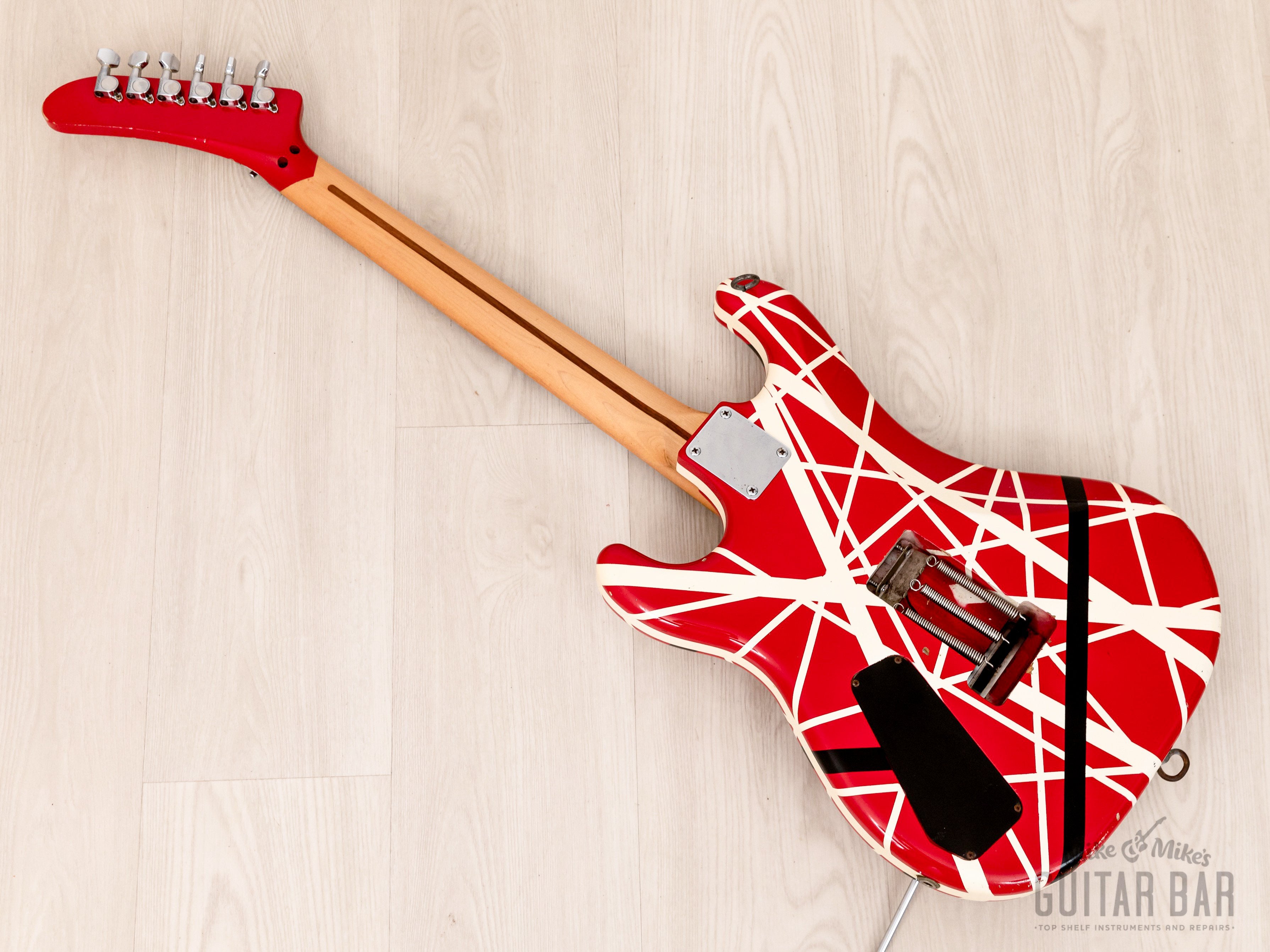1990s ESP EVH Frankenstrat 5150 VH-250 Striped w/ Floyd Rose, Japan