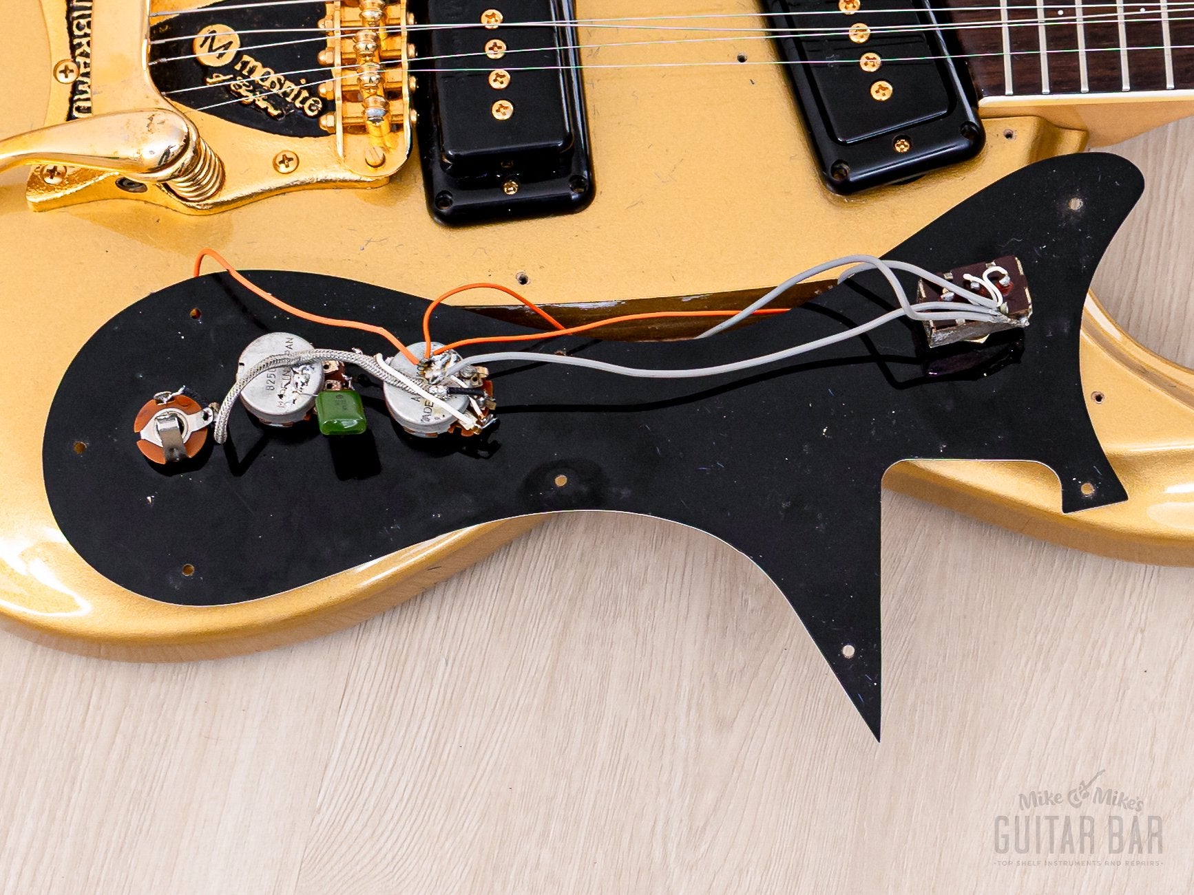 2000s Mosrite Ventures Model Super Custom 65 Gold w/ Gold Hardware, Vi