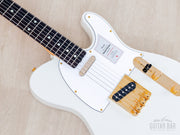 2025 Fender Traditional II 60s Telecaster White Pearl, body angled close-up