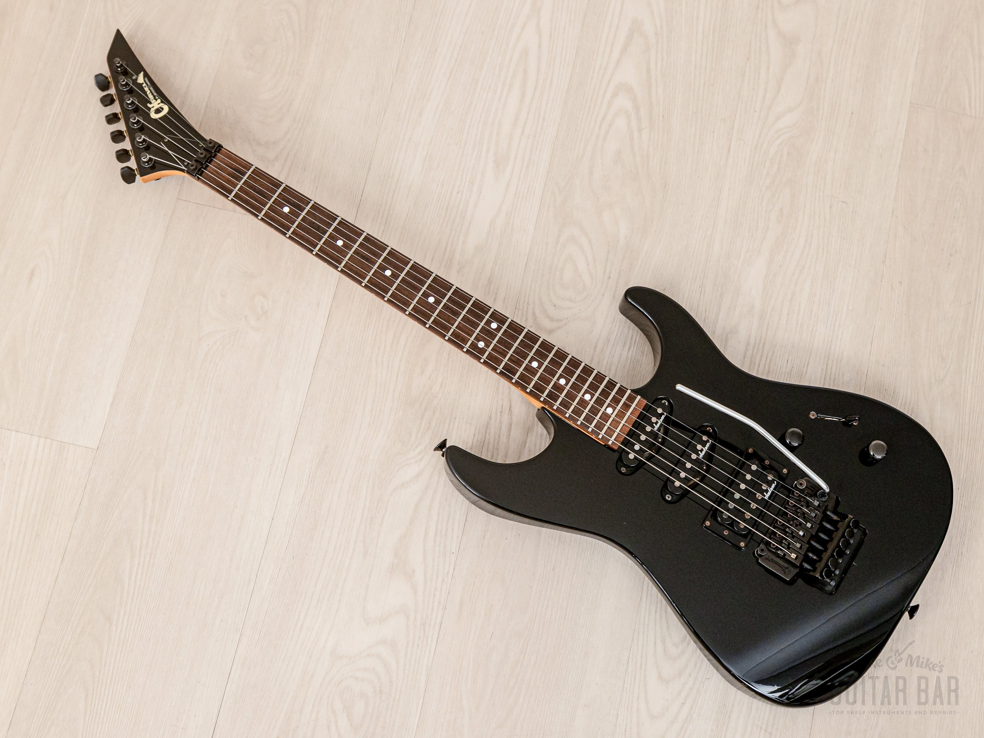 1990 Charvel Jackson DK-065-SSH Vintage Superstrat Black