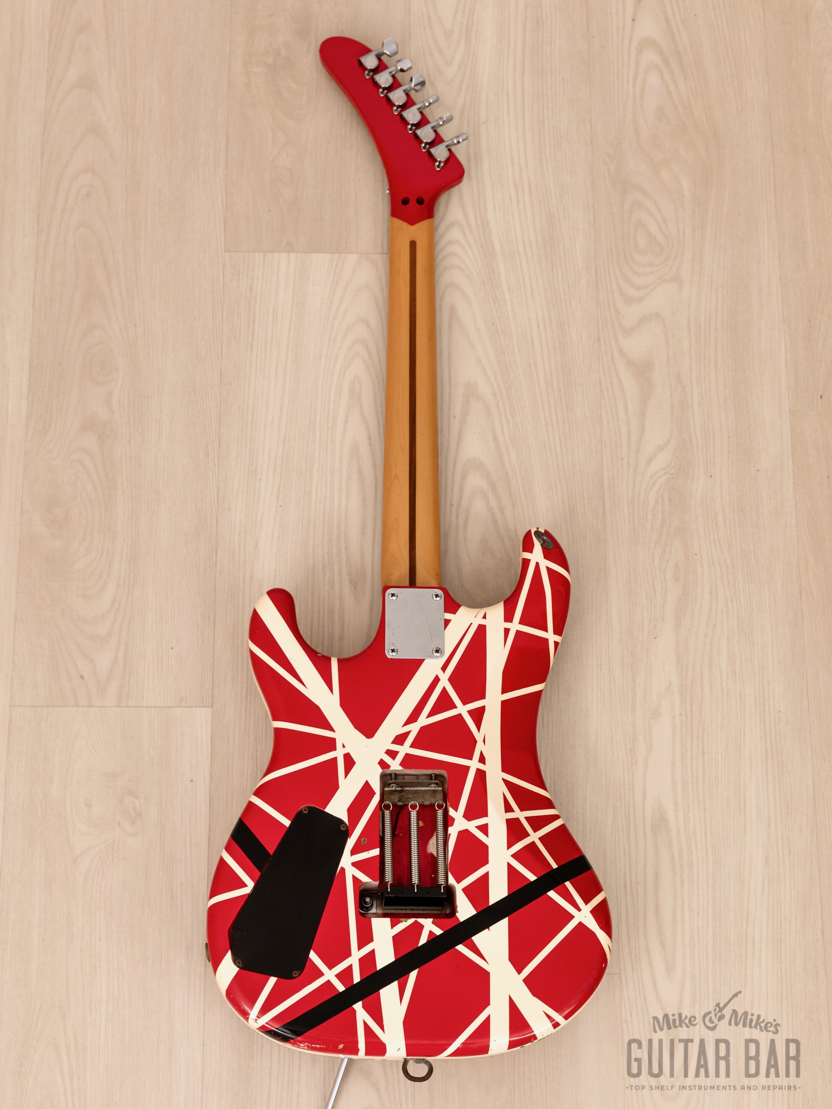 1990s ESP EVH Frankenstrat 5150 VH-250 Striped w/ Floyd Rose, Japan