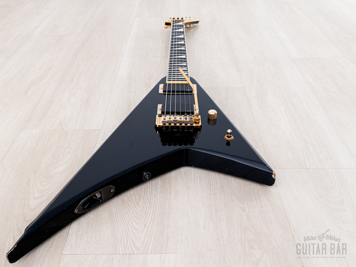 1991 Grover Jackson Dan Spitz Rhoads V front view from below