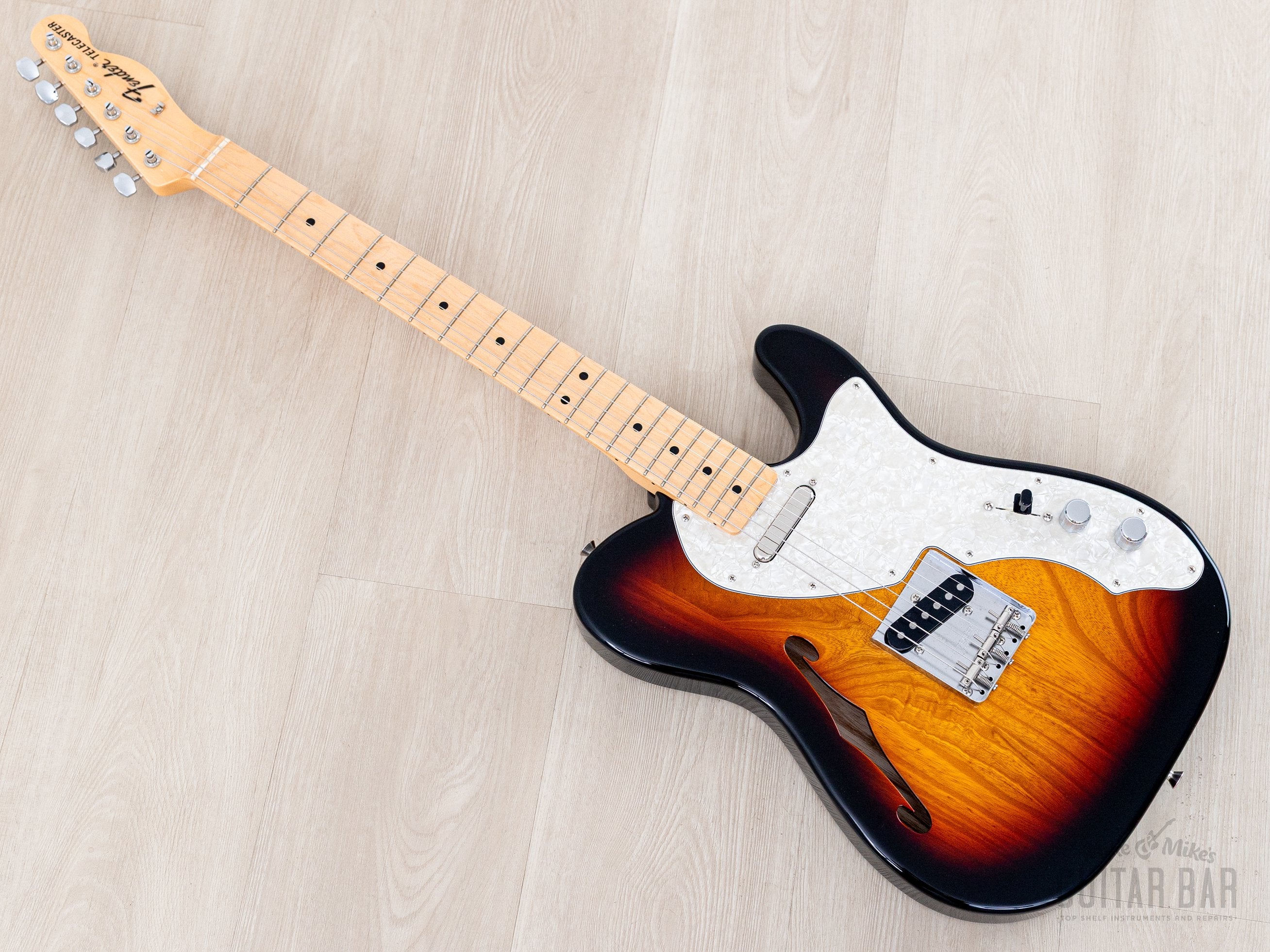 2024 Fender Heritage '60s Telecaster Thinline Sunburst Lacquer, Ash Bo