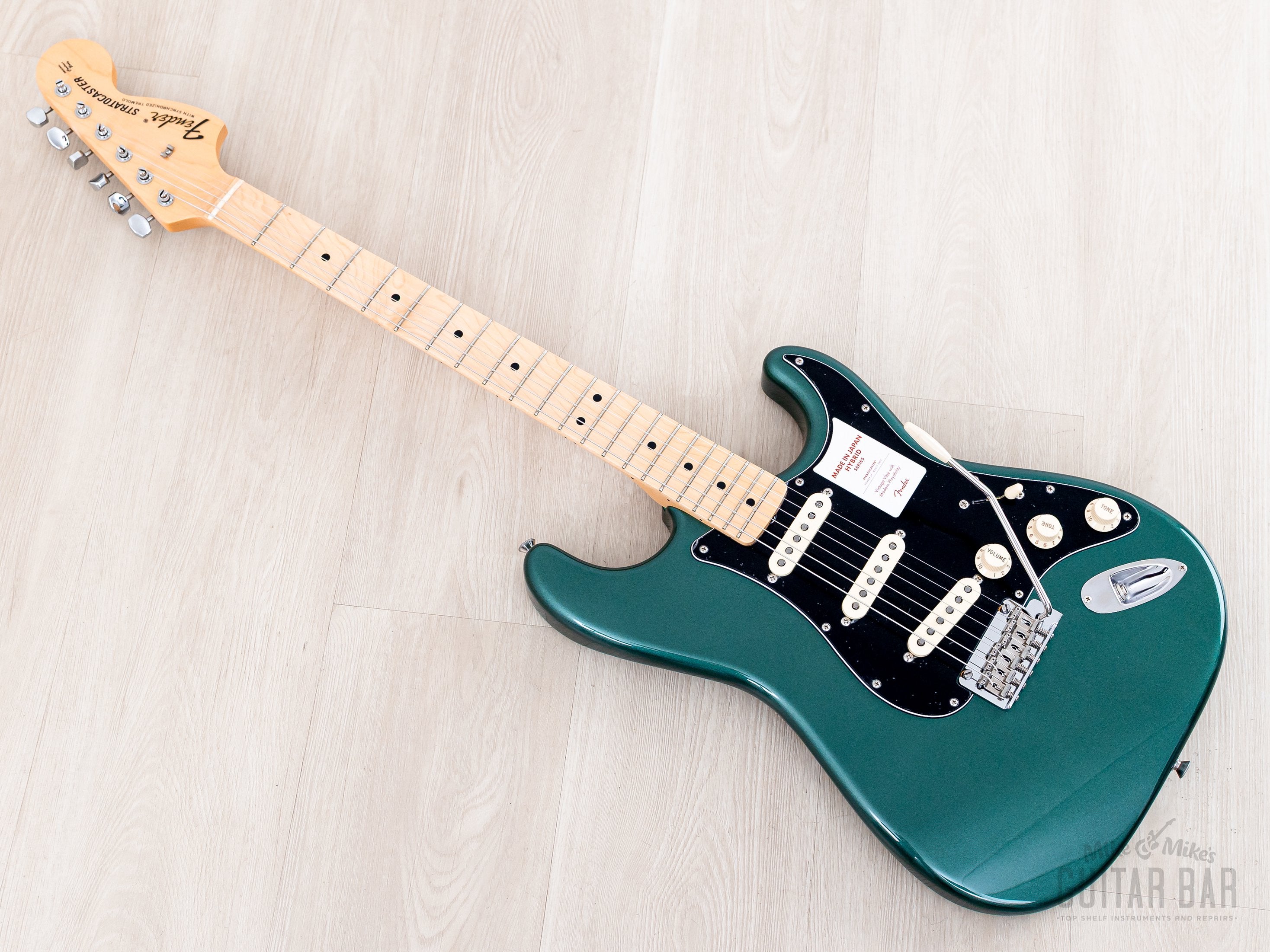 2019 Fender Hybrid 68 Stratocaster Sherwood Green, Mint w/ Pure Vintag