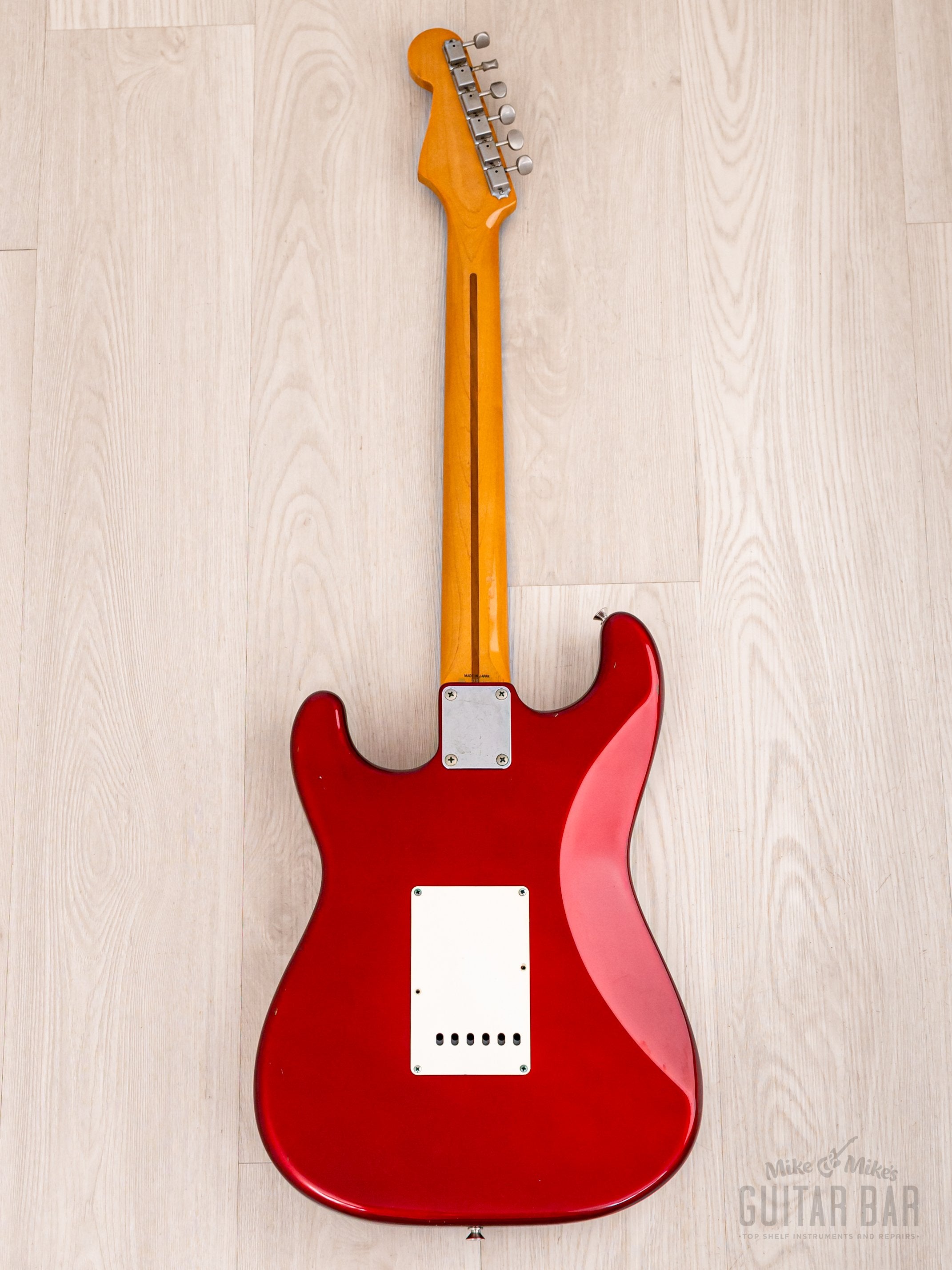 1992 Fender Order Made Stratocaster Yngwie-Spec Candy Apple Red w/ Scalloped Fretboard, Japan MIJ Fujigen